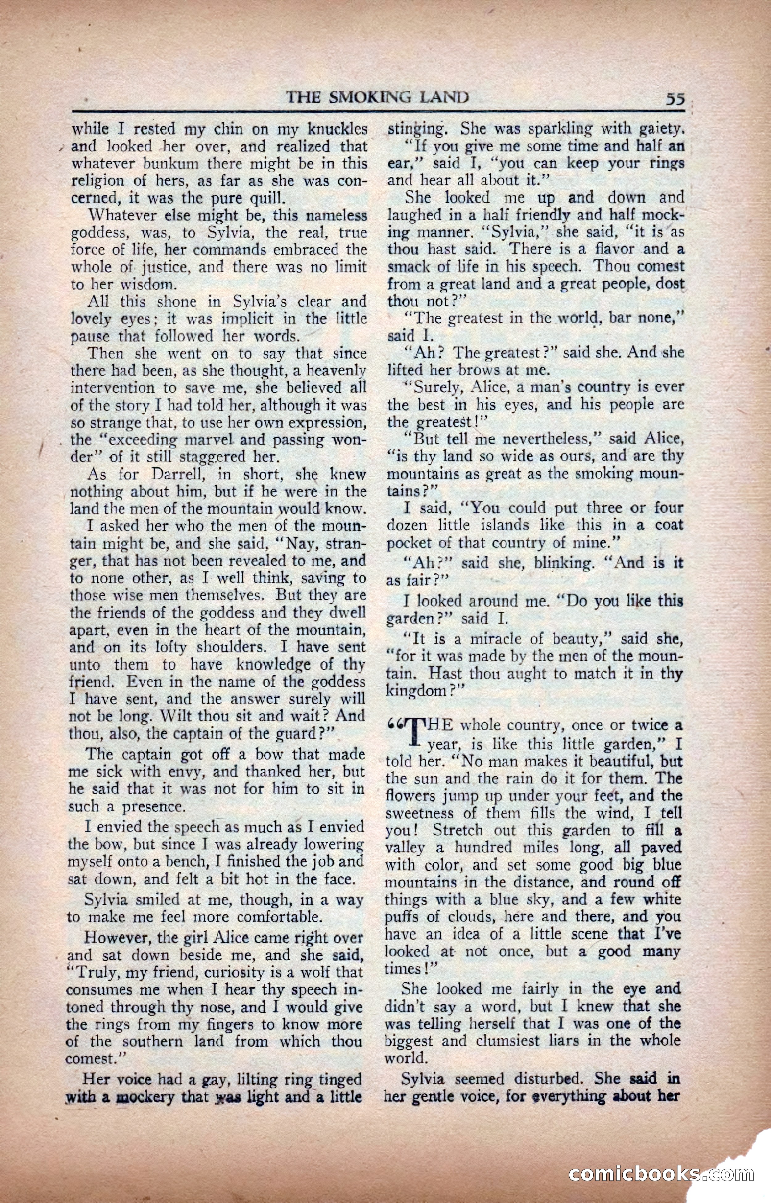 A. Merritt's Fantasy Magazine, February 1950 — page 55 of 134