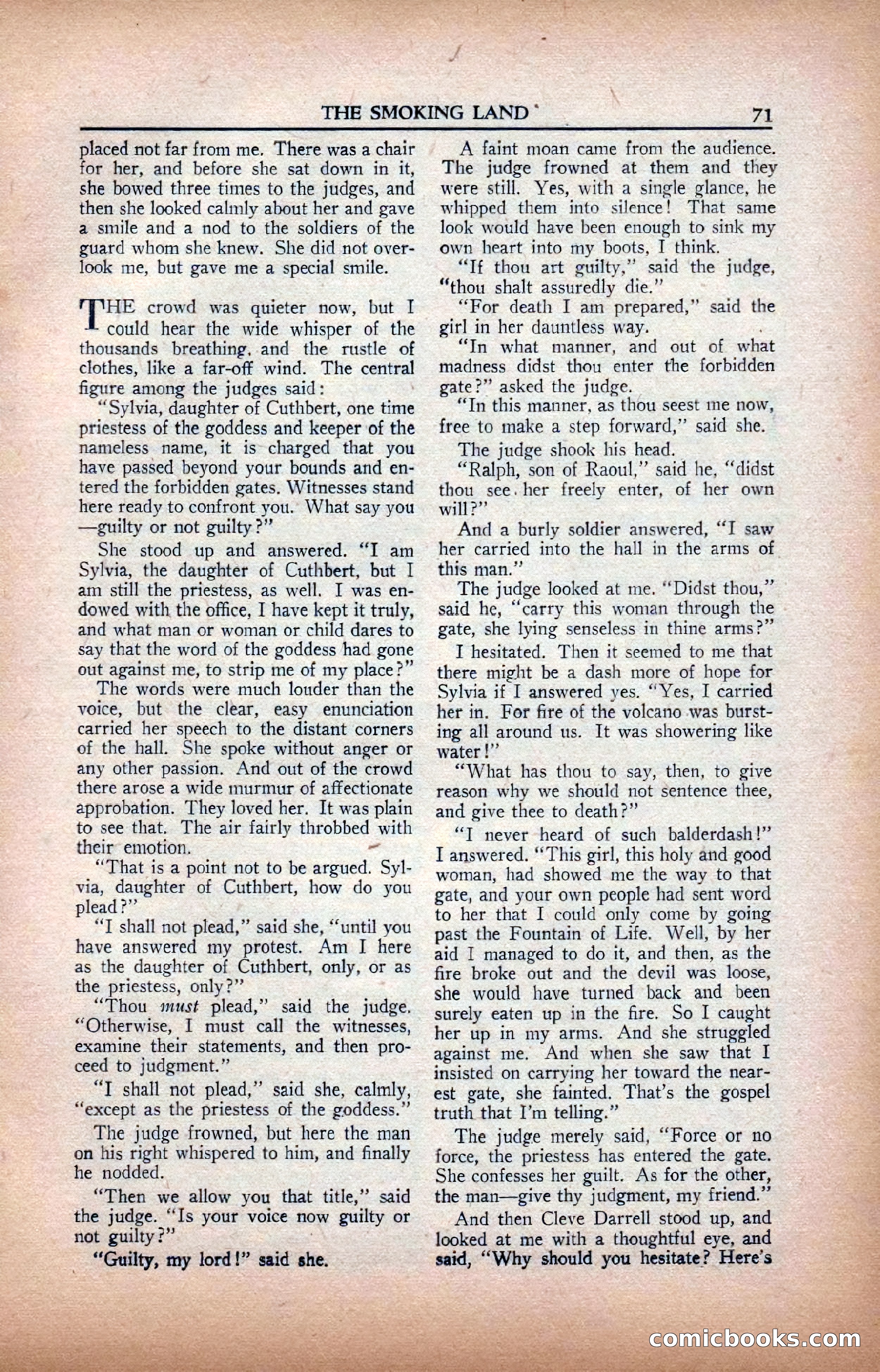 A. Merritt's Fantasy Magazine, February 1950 — page 71 of 134