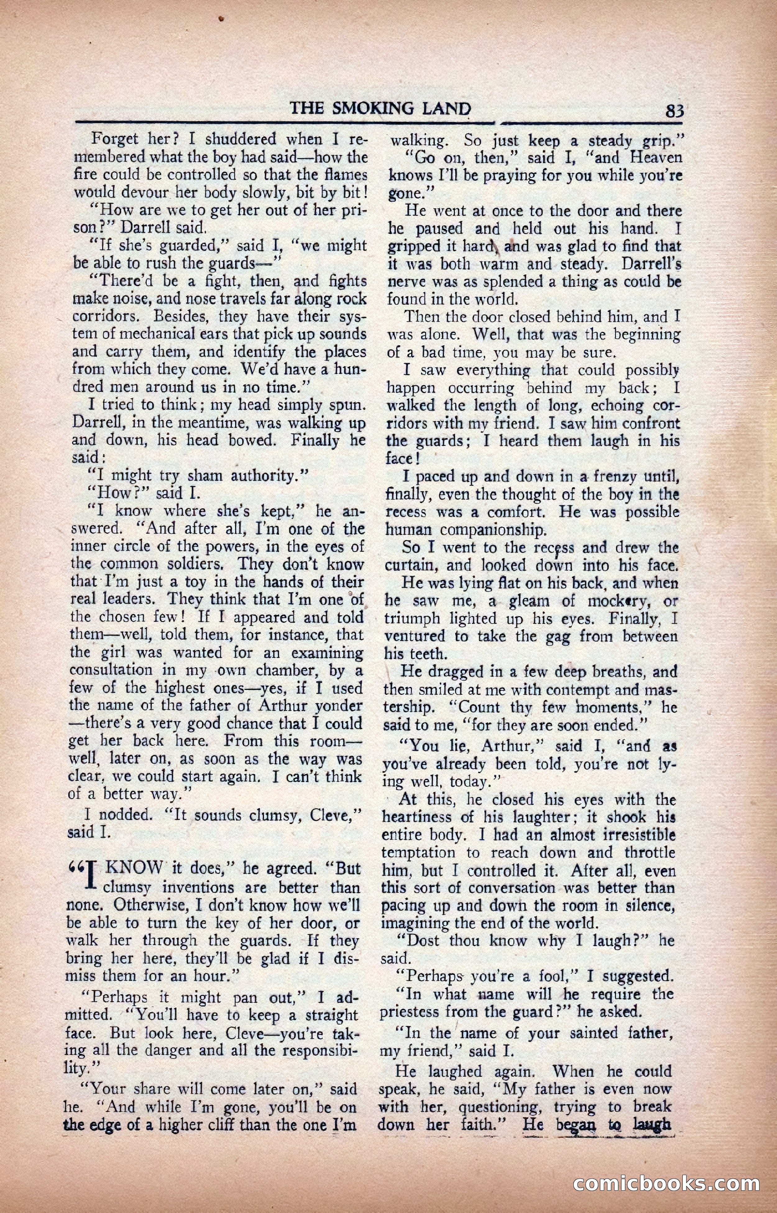 A. Merritt's Fantasy Magazine, February 1950 — page 83 of 134