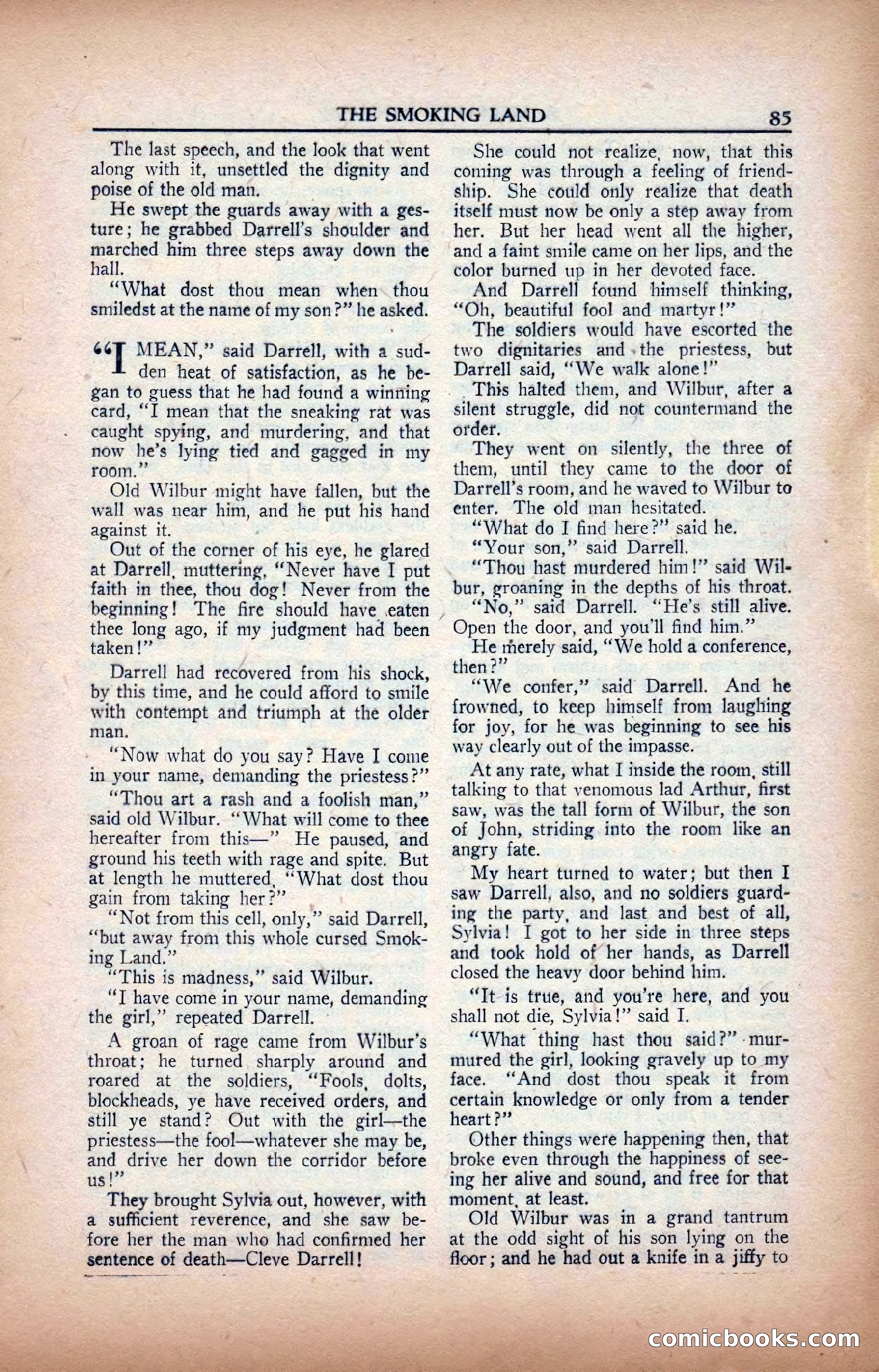 A. Merritt's Fantasy Magazine, February 1950 — page 85 of 134