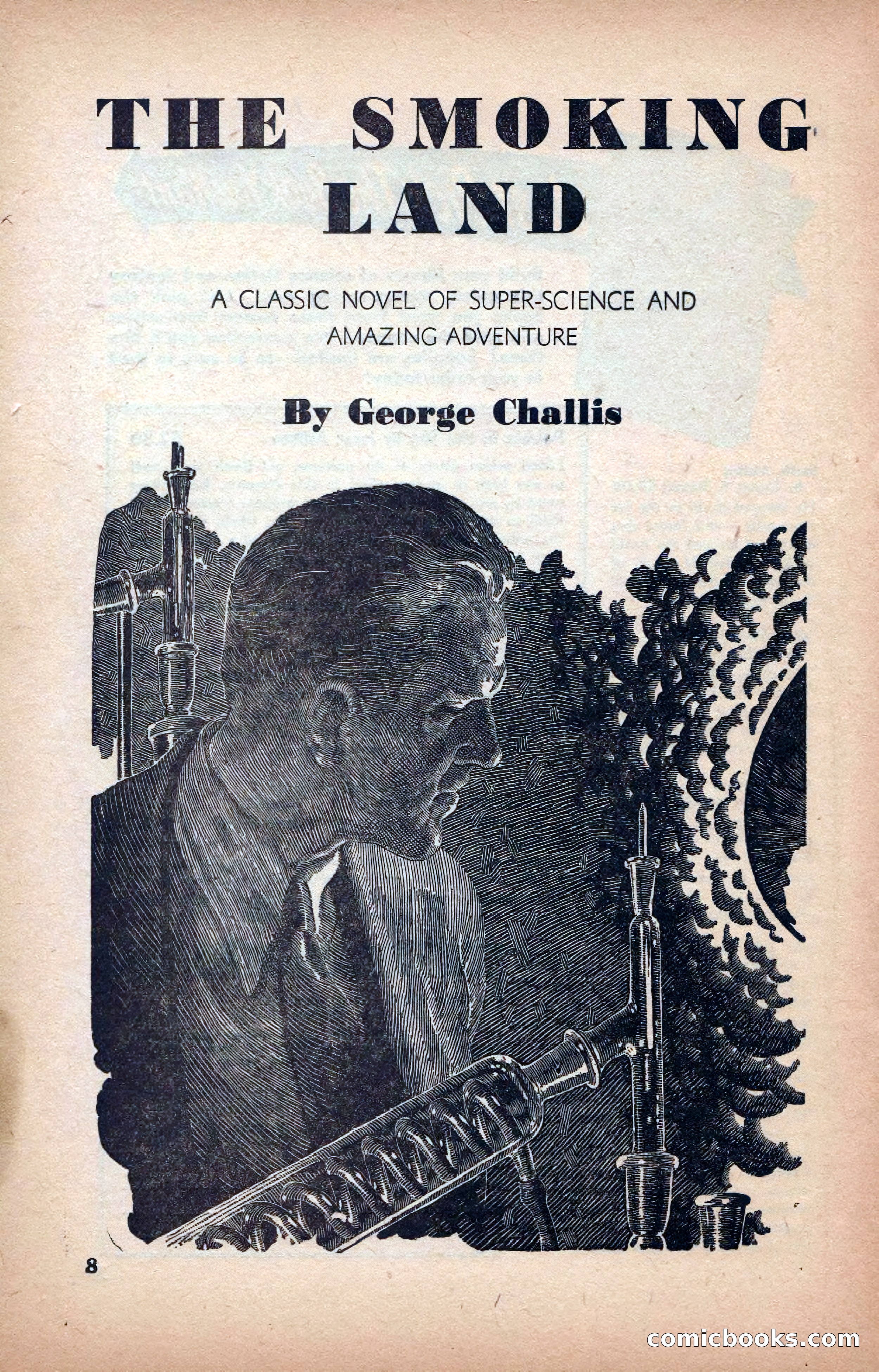 A. Merritt's Fantasy Magazine, February 1950 — page 8 of 133