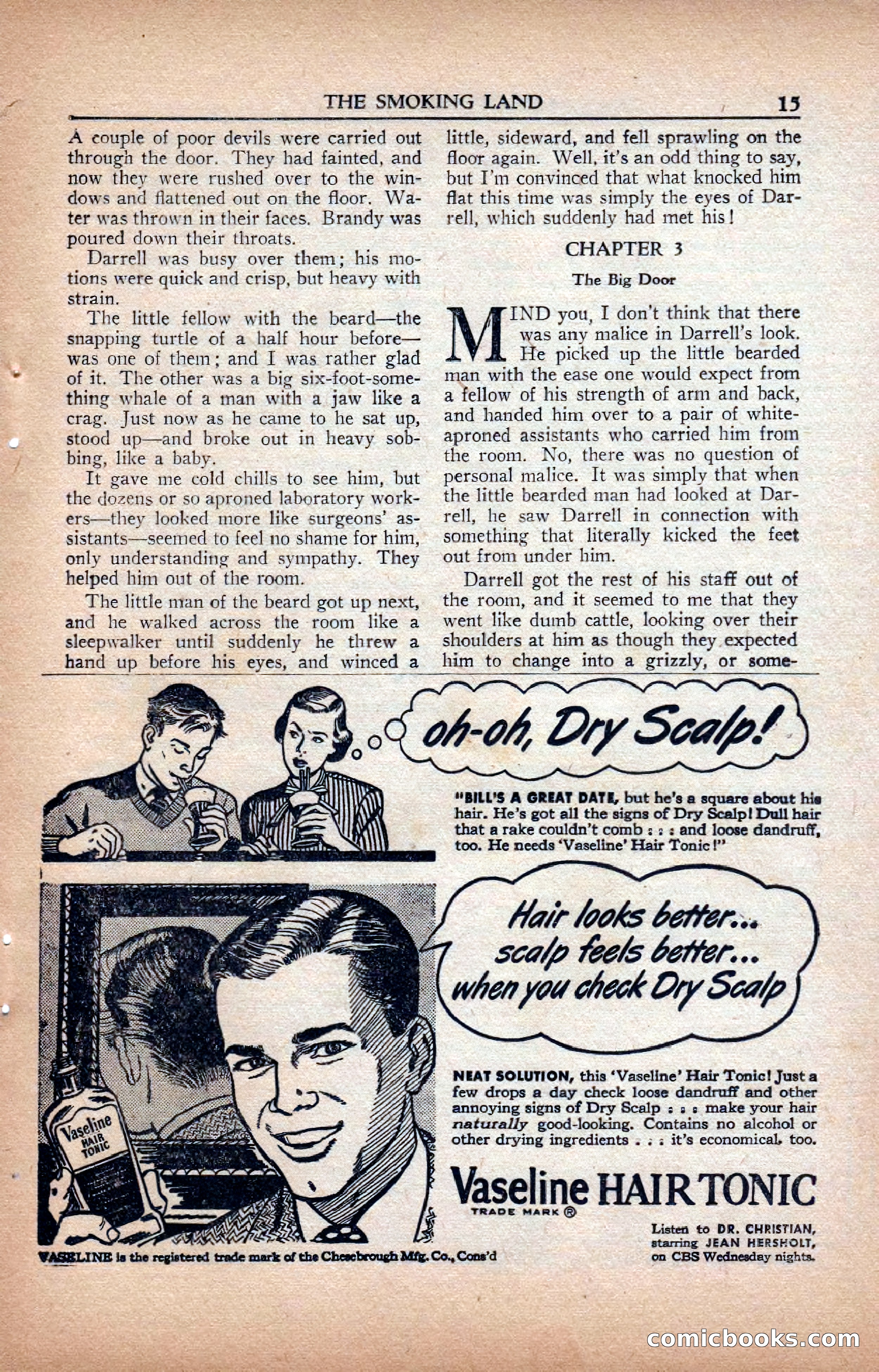 A. Merritt's Fantasy Magazine, February 1950 — page 15 of 133