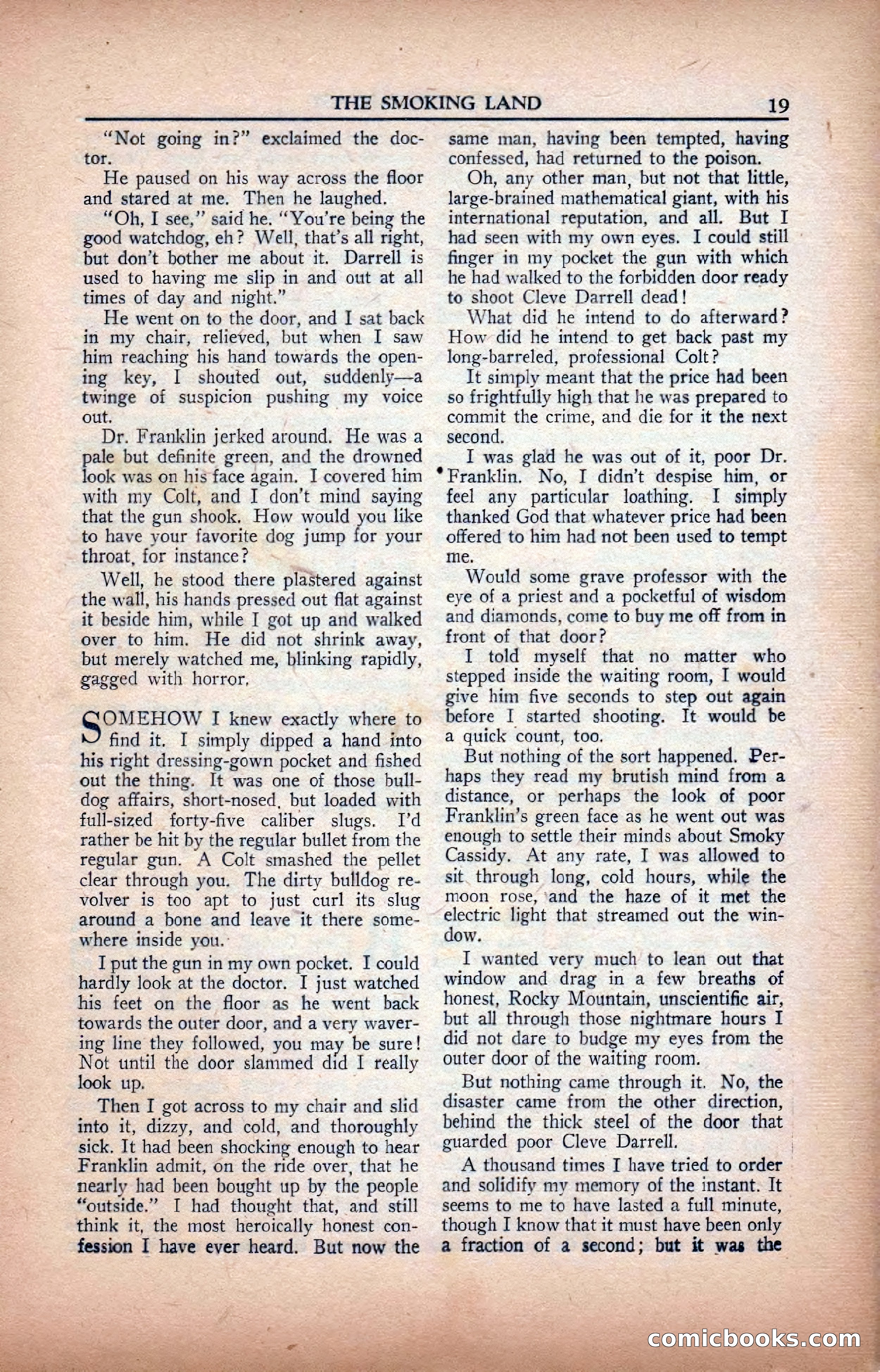 A. Merritt's Fantasy Magazine, February 1950 — page 19 of 133
