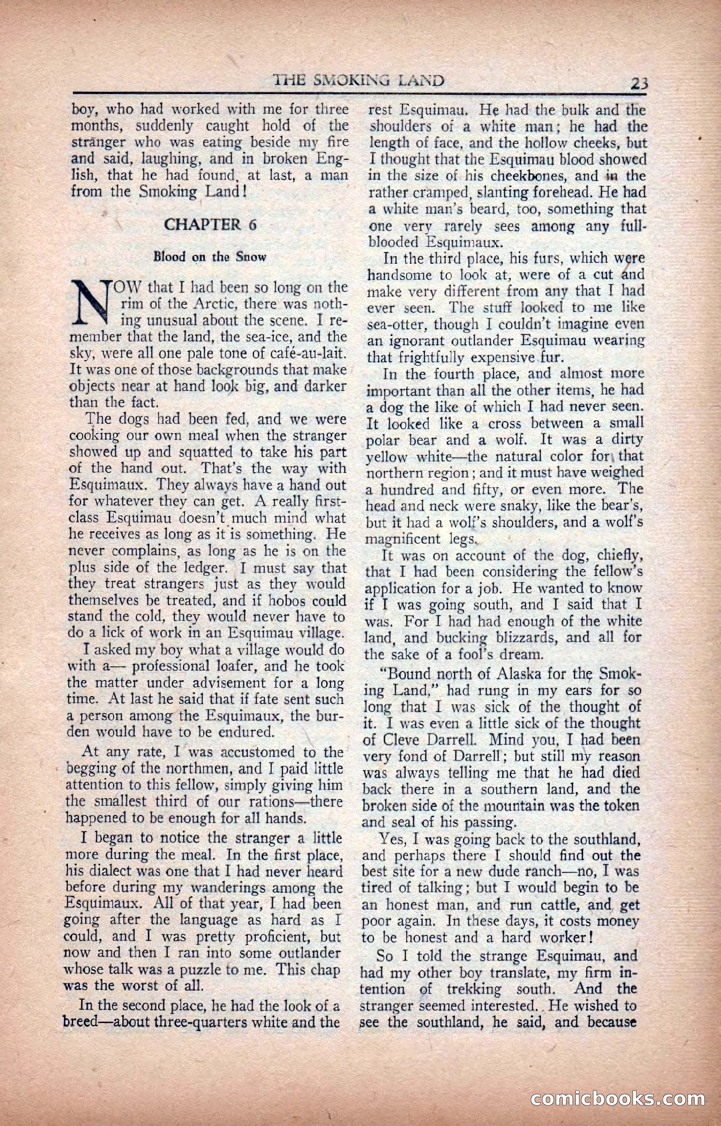 A. Merritt's Fantasy Magazine, February 1950 — page 23 of 133