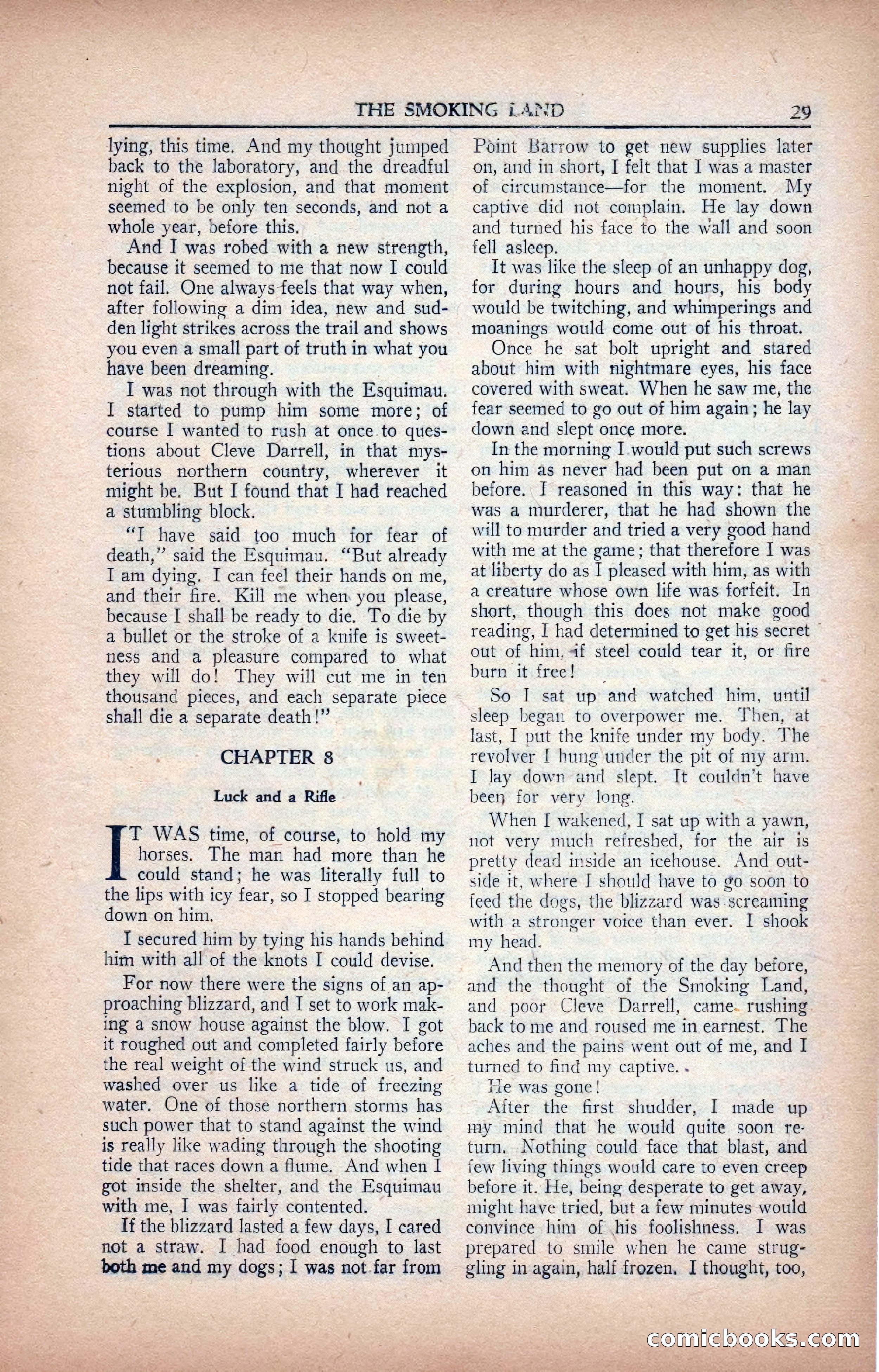 A. Merritt's Fantasy Magazine, February 1950 — page 29 of 133