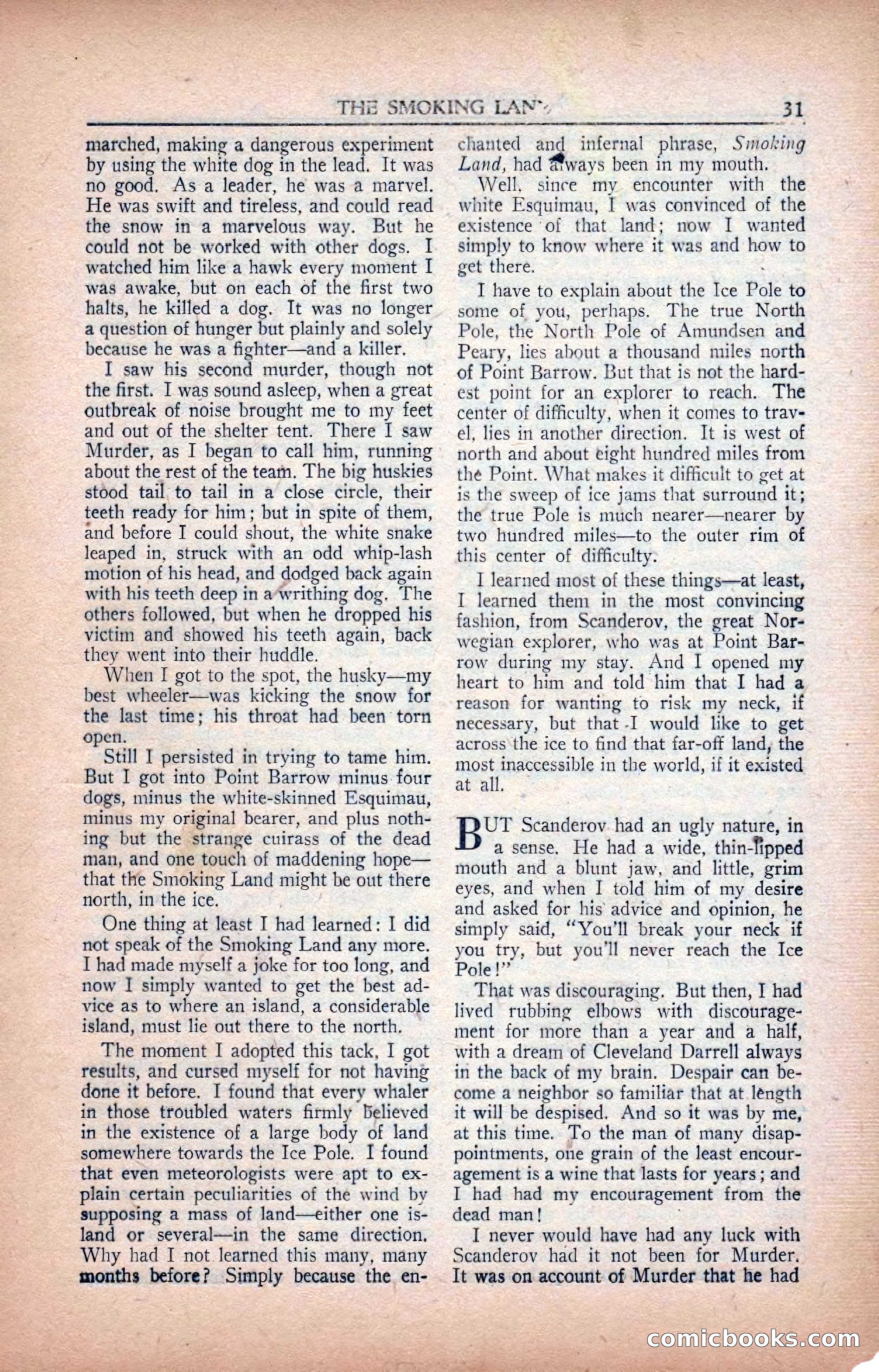 A. Merritt's Fantasy Magazine, February 1950 — page 31 of 133