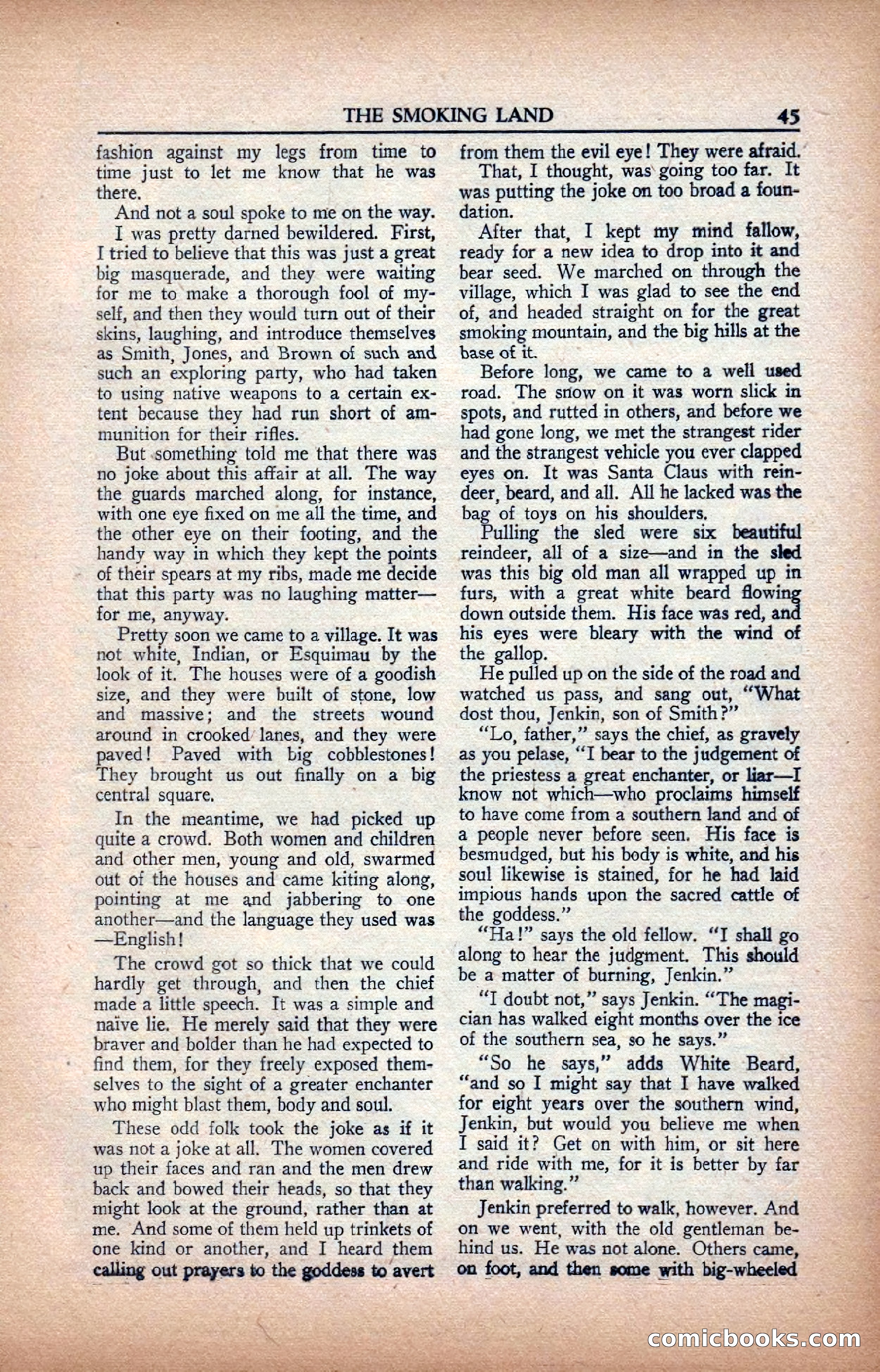 A. Merritt's Fantasy Magazine, February 1950 — page 45 of 133