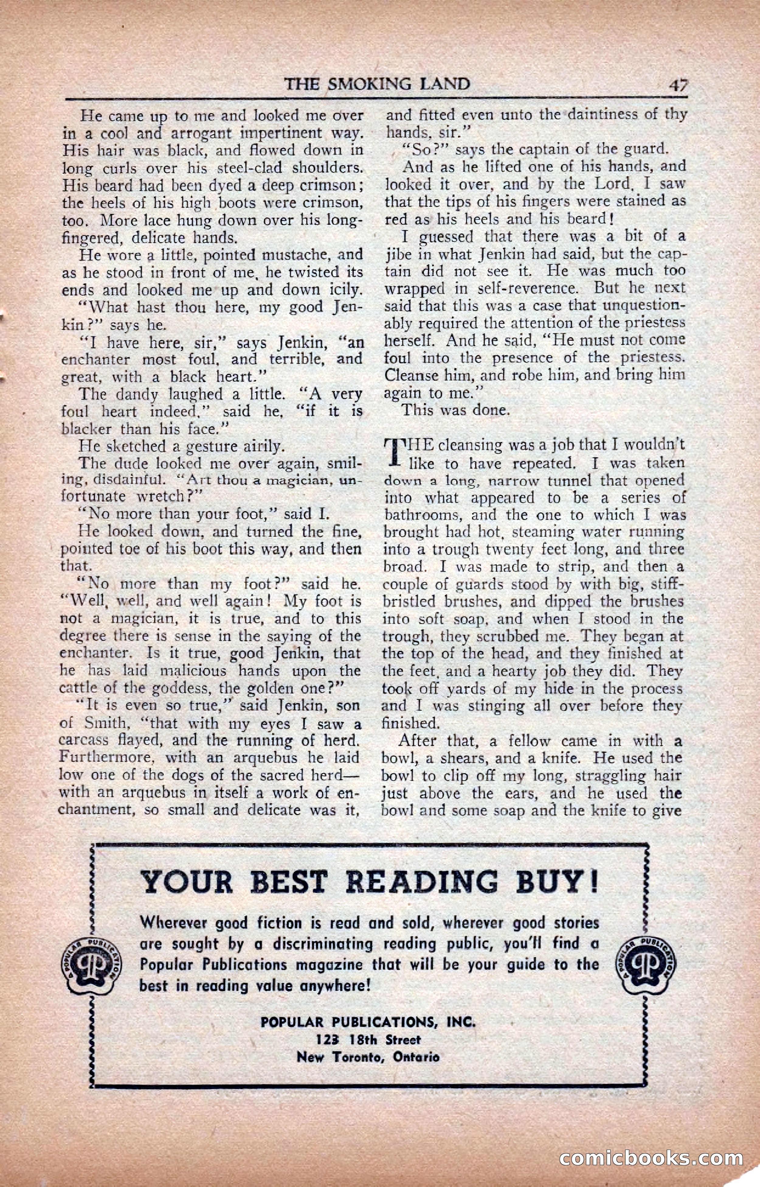 A. Merritt's Fantasy Magazine, February 1950 — page 47 of 133