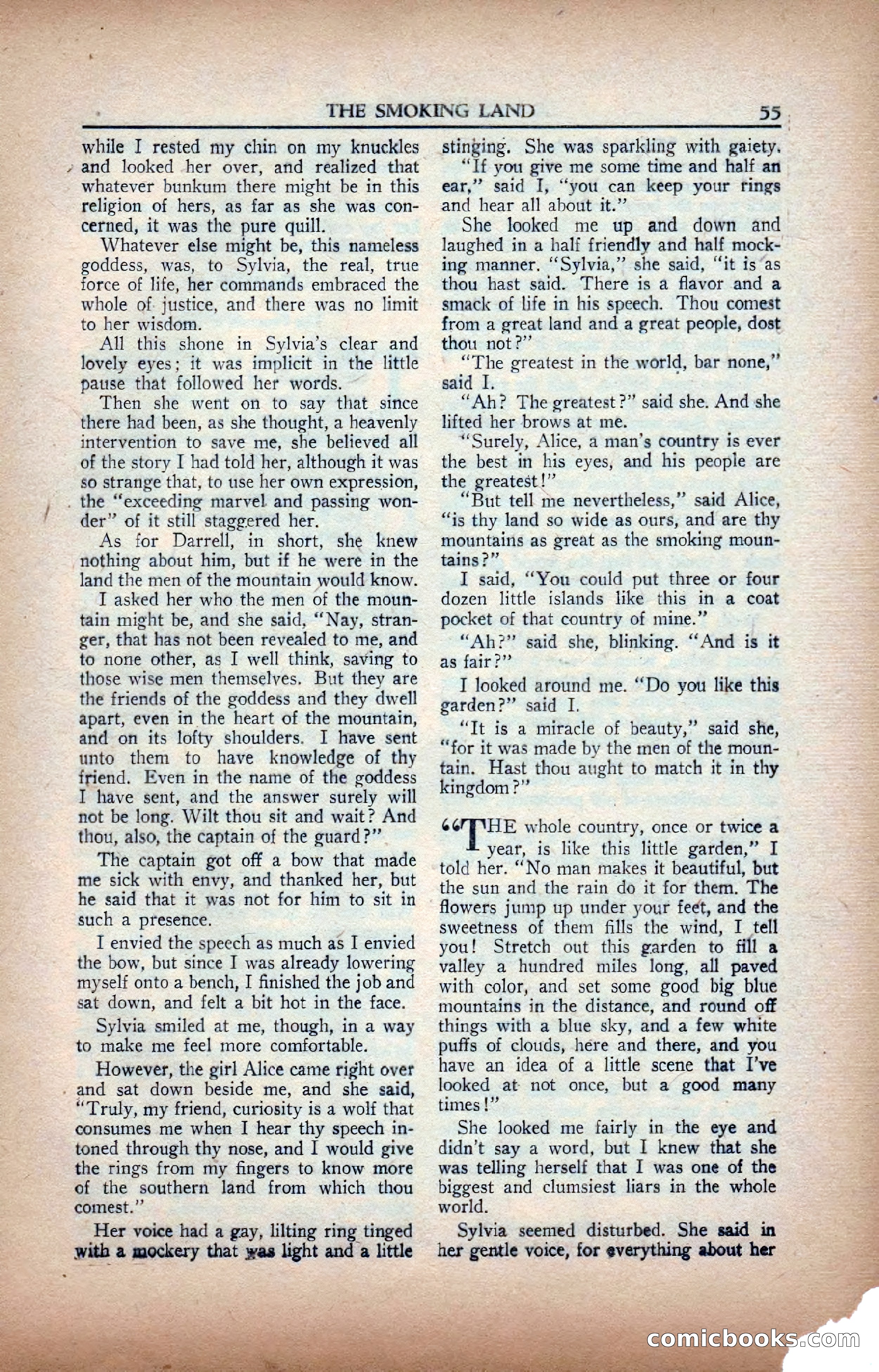 A. Merritt's Fantasy Magazine, February 1950 — page 55 of 133