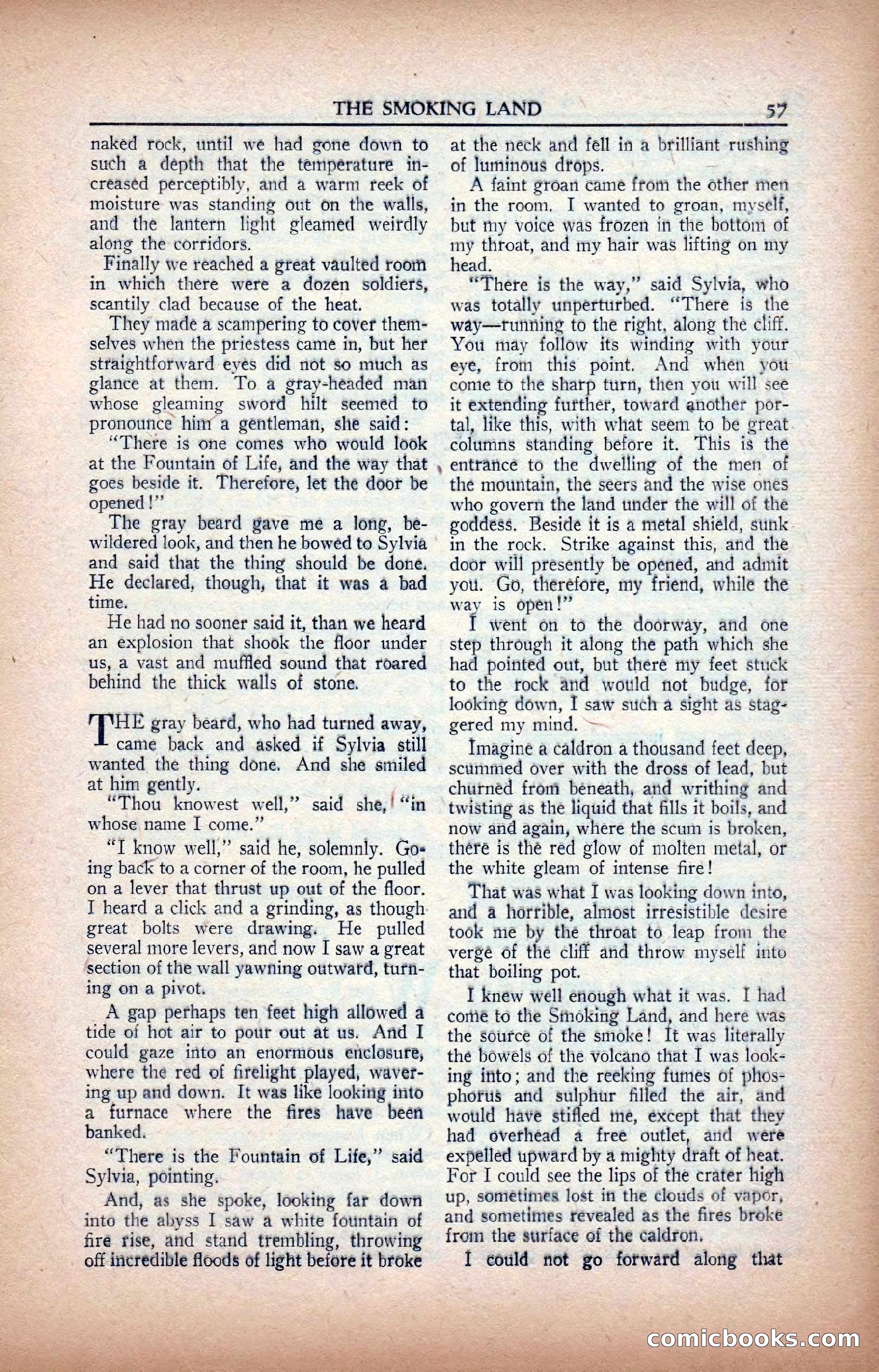 A. Merritt's Fantasy Magazine, February 1950 — page 57 of 133