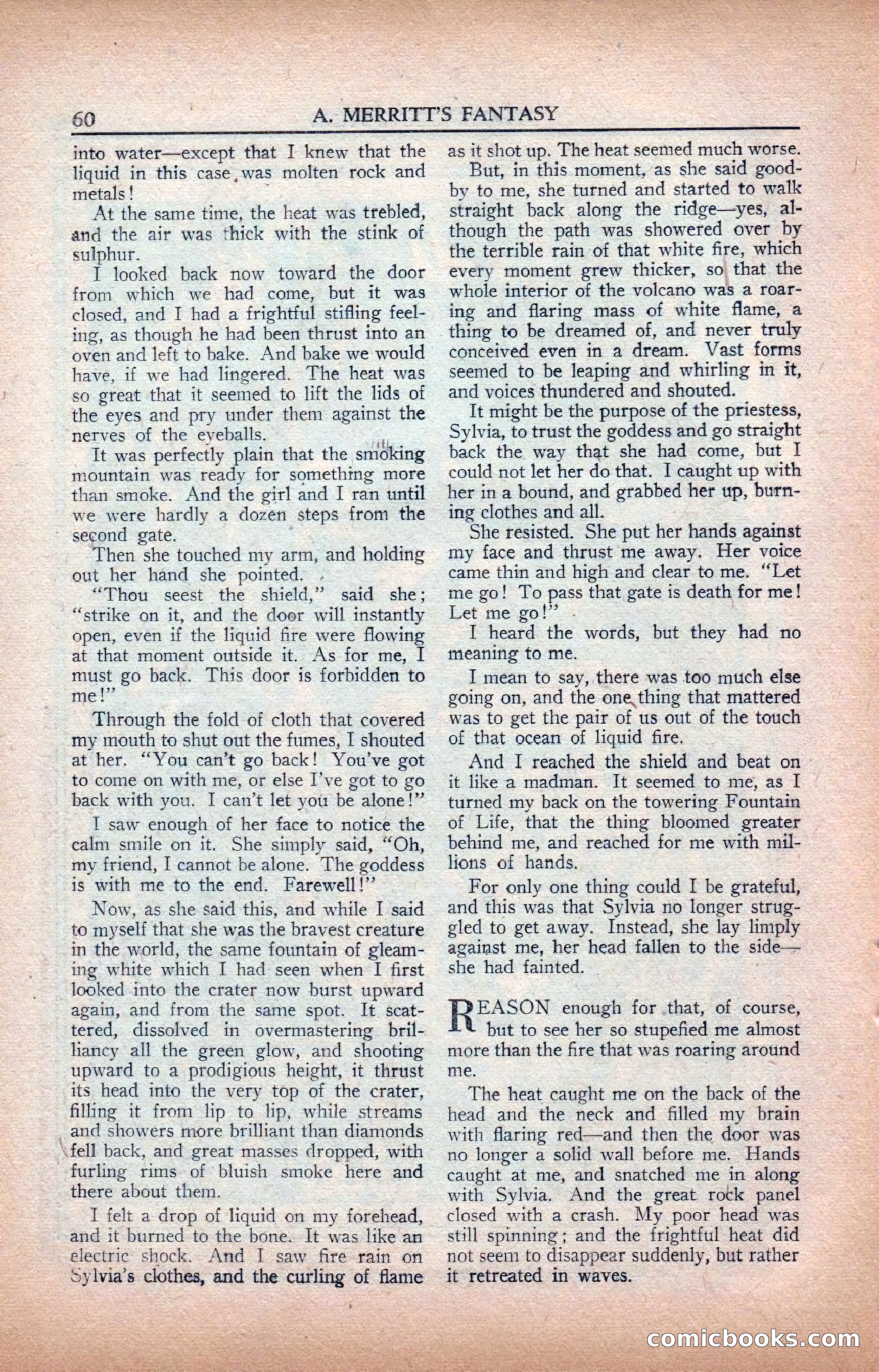 A. Merritt's Fantasy Magazine, February 1950 — page 60 of 133