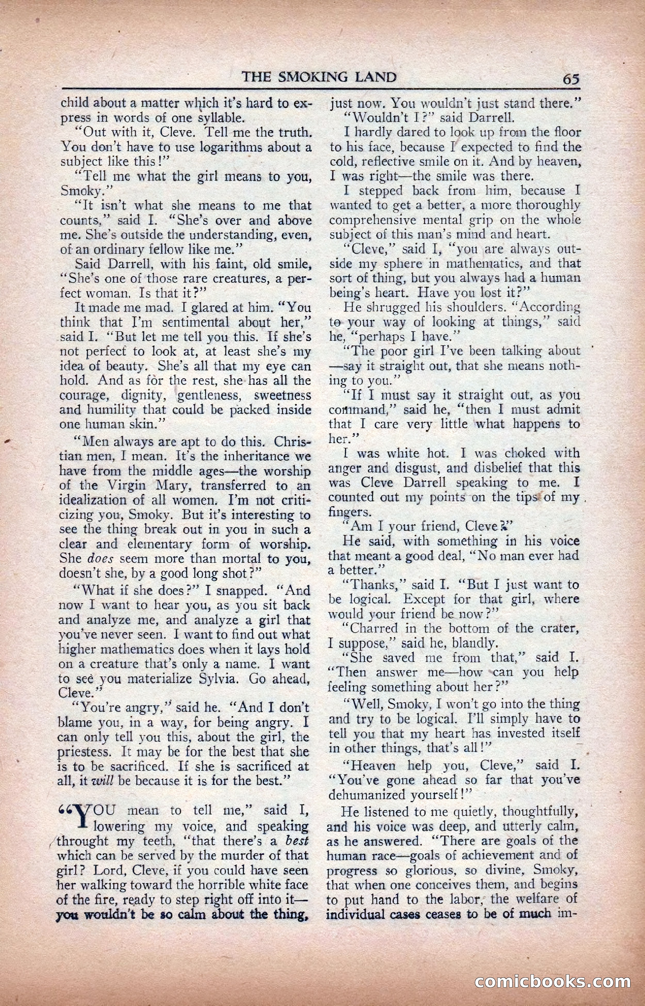A. Merritt's Fantasy Magazine, February 1950 — page 65 of 133