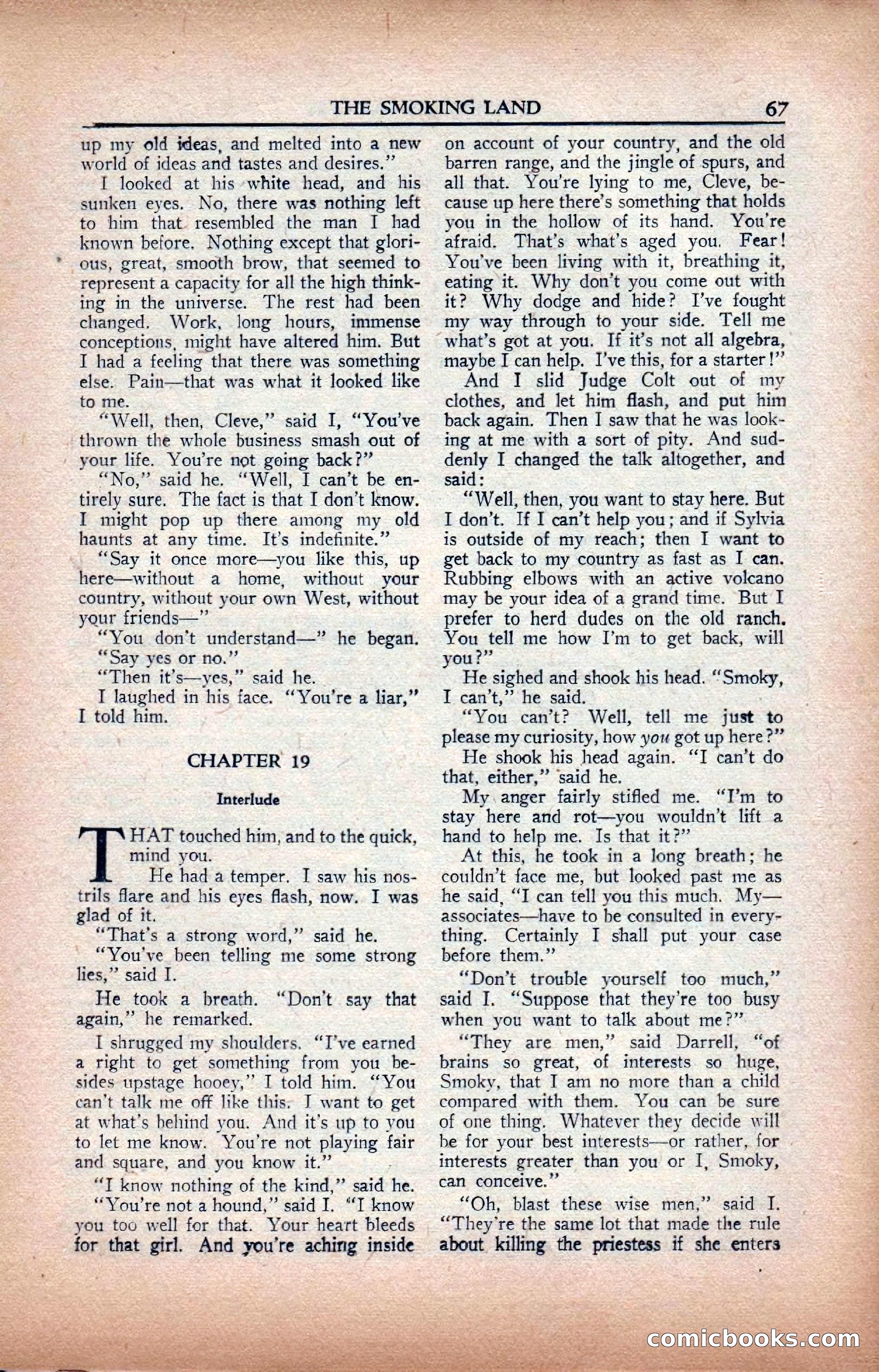 A. Merritt's Fantasy Magazine, February 1950 — page 67 of 133