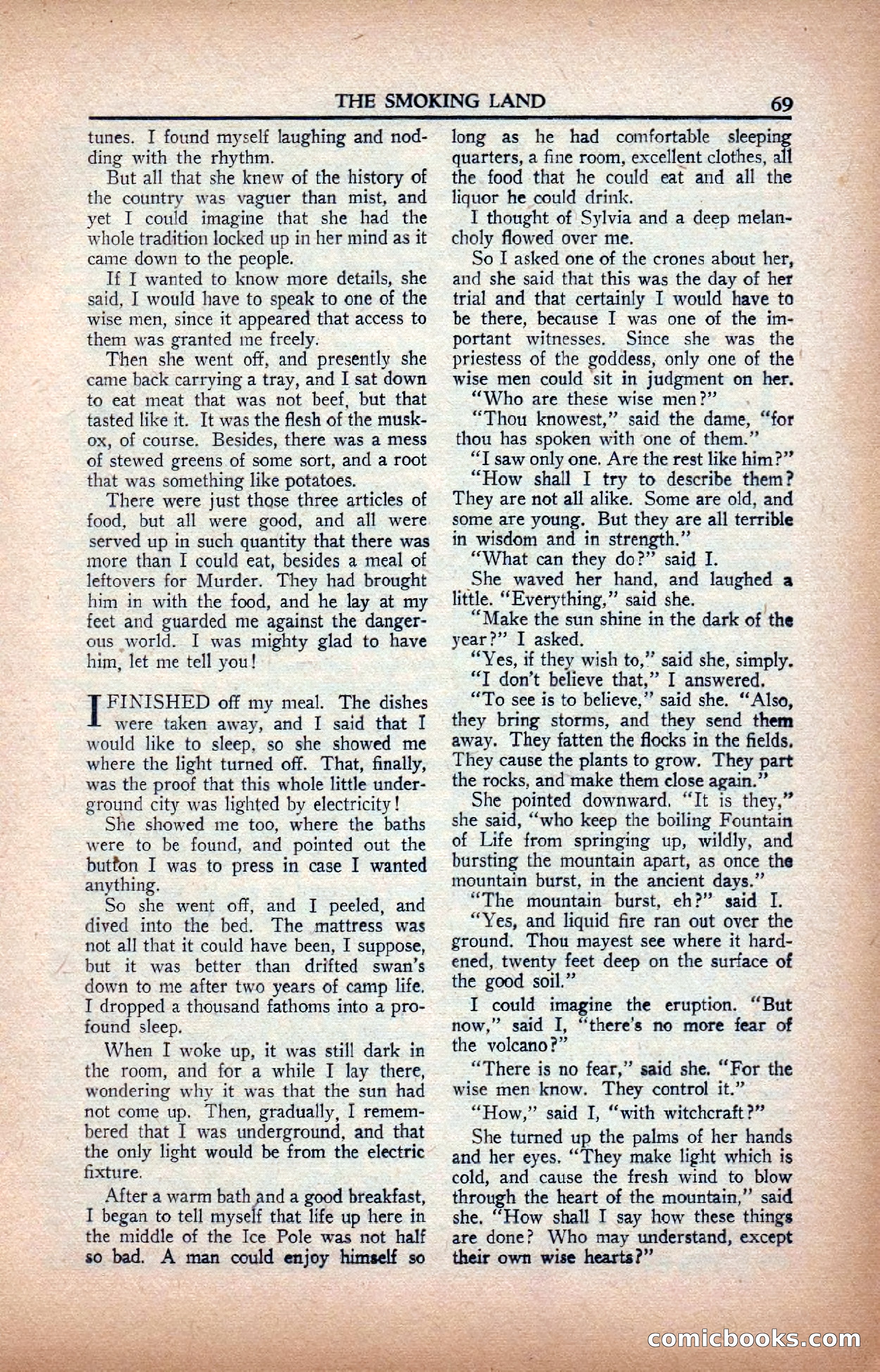 A. Merritt's Fantasy Magazine, February 1950 — page 69 of 133