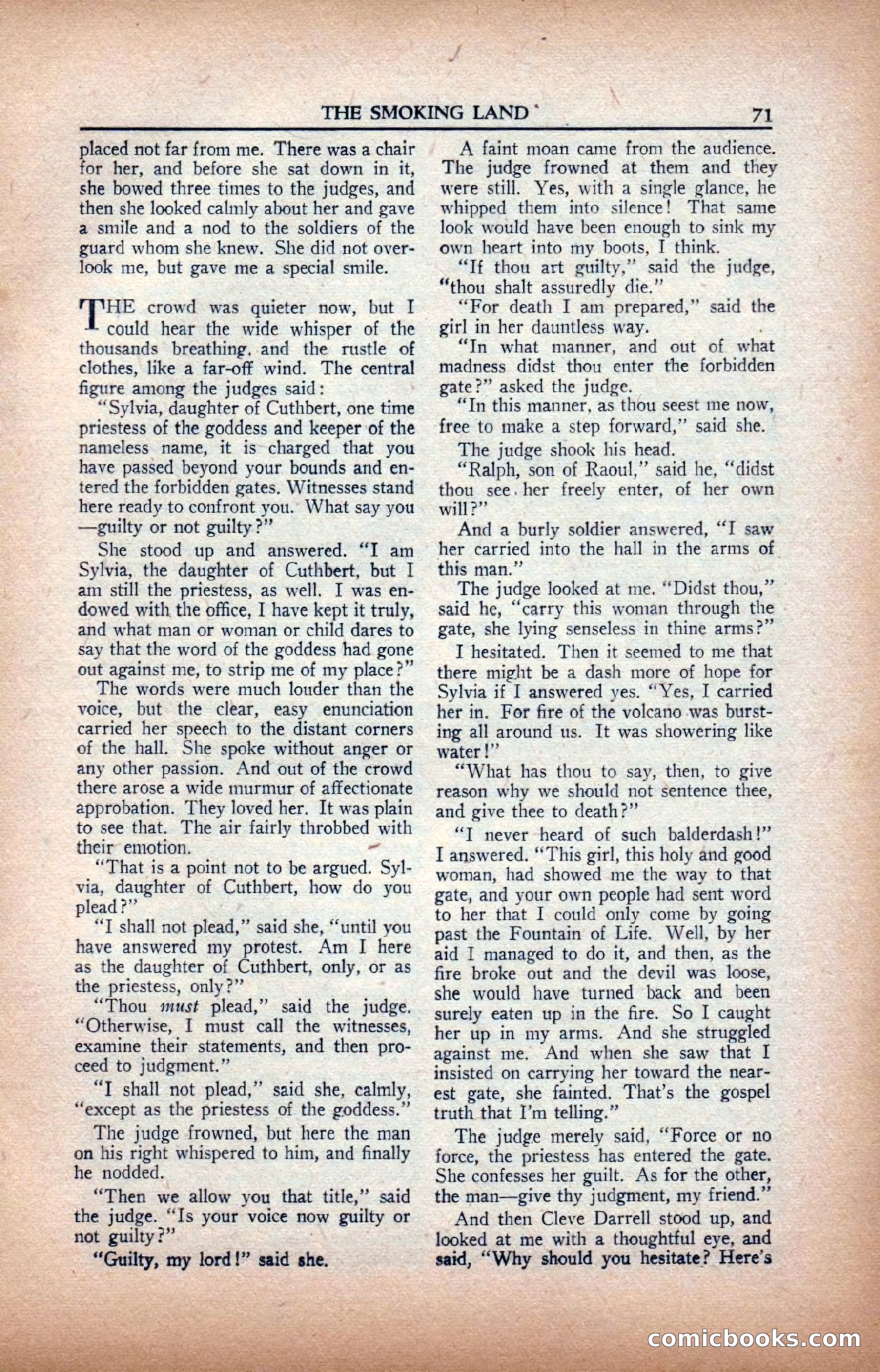 A. Merritt's Fantasy Magazine, February 1950 — page 71 of 133