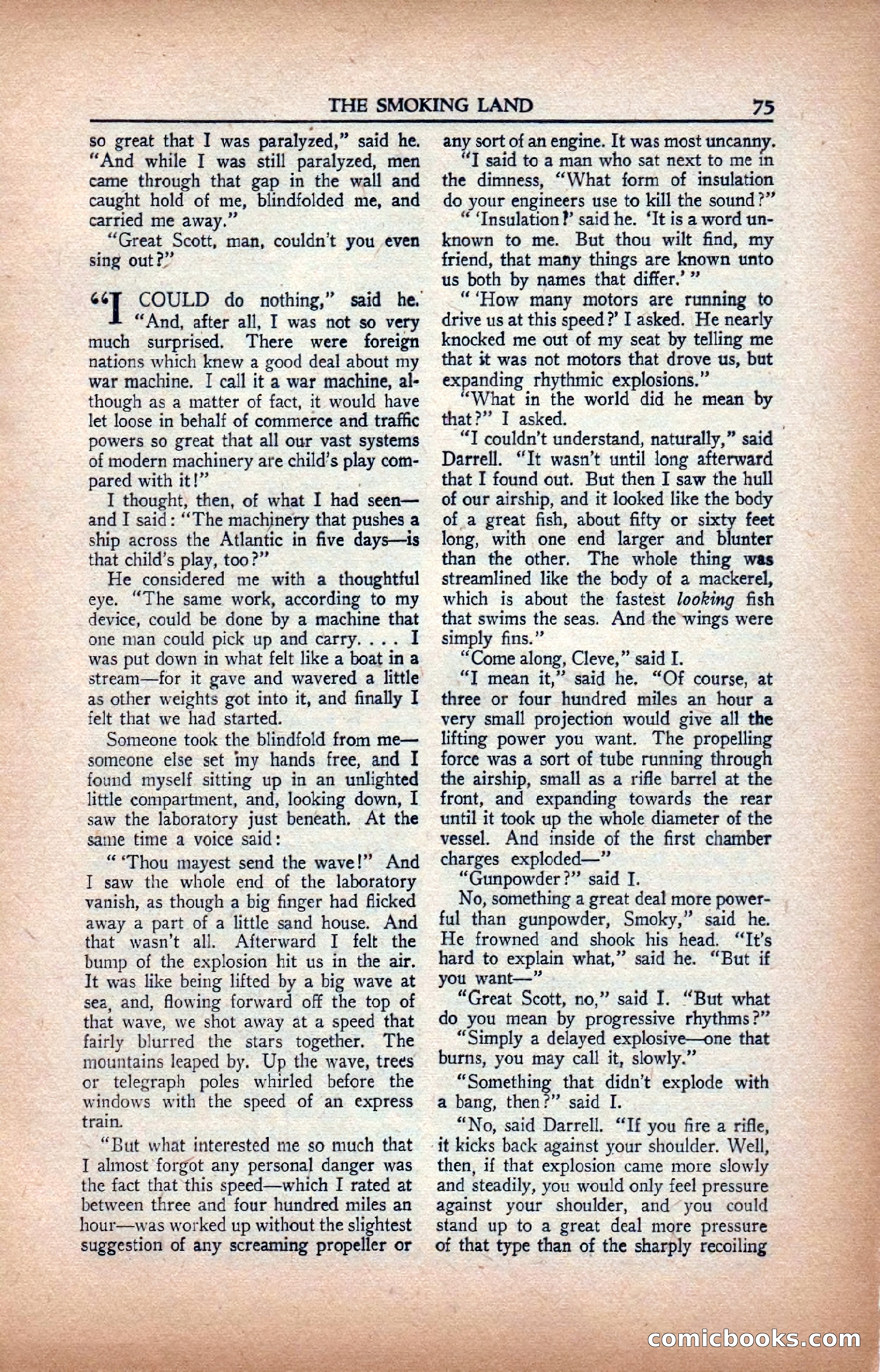 A. Merritt's Fantasy Magazine, February 1950 — page 75 of 133