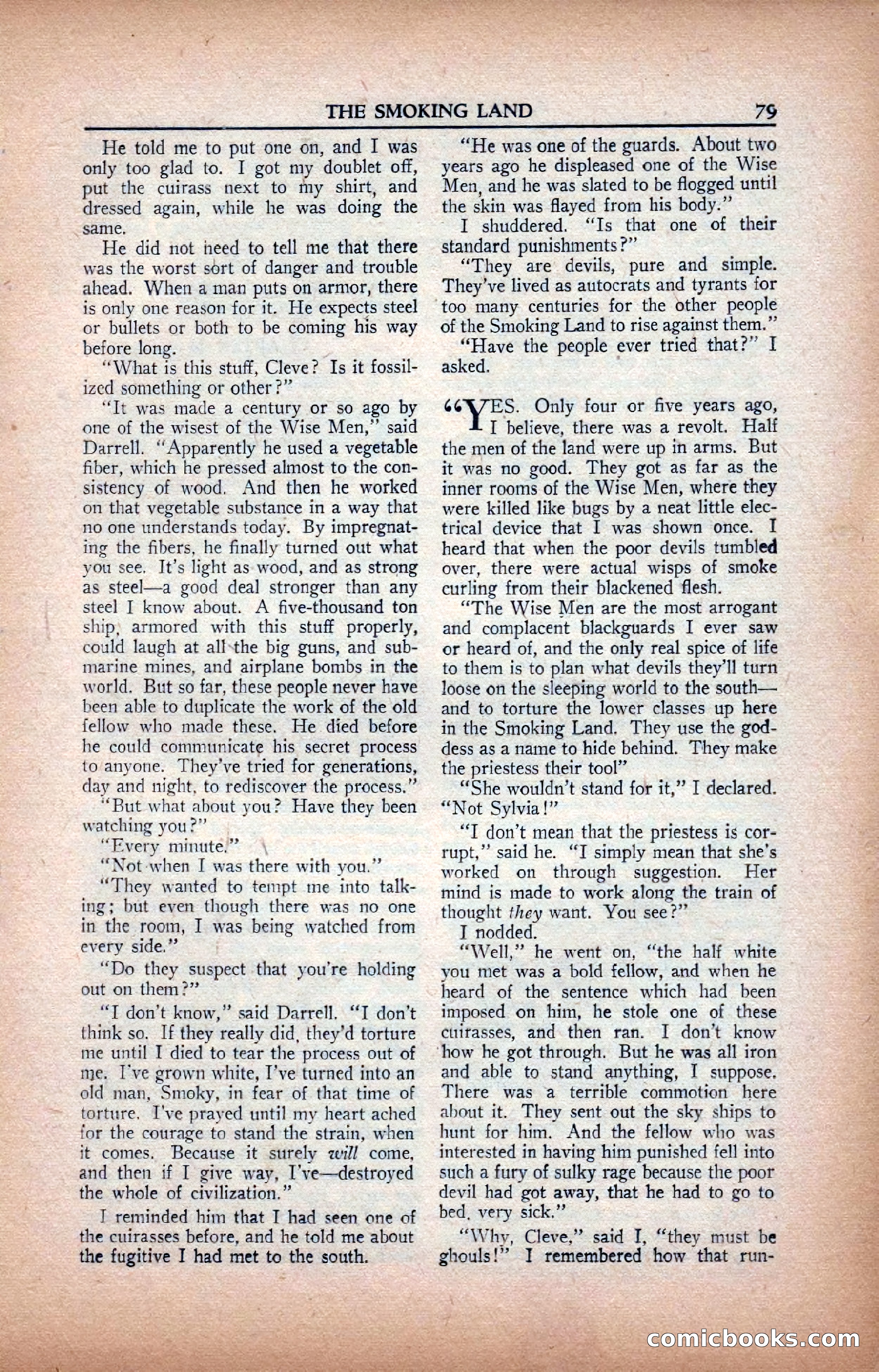 A. Merritt's Fantasy Magazine, February 1950 — page 79 of 133