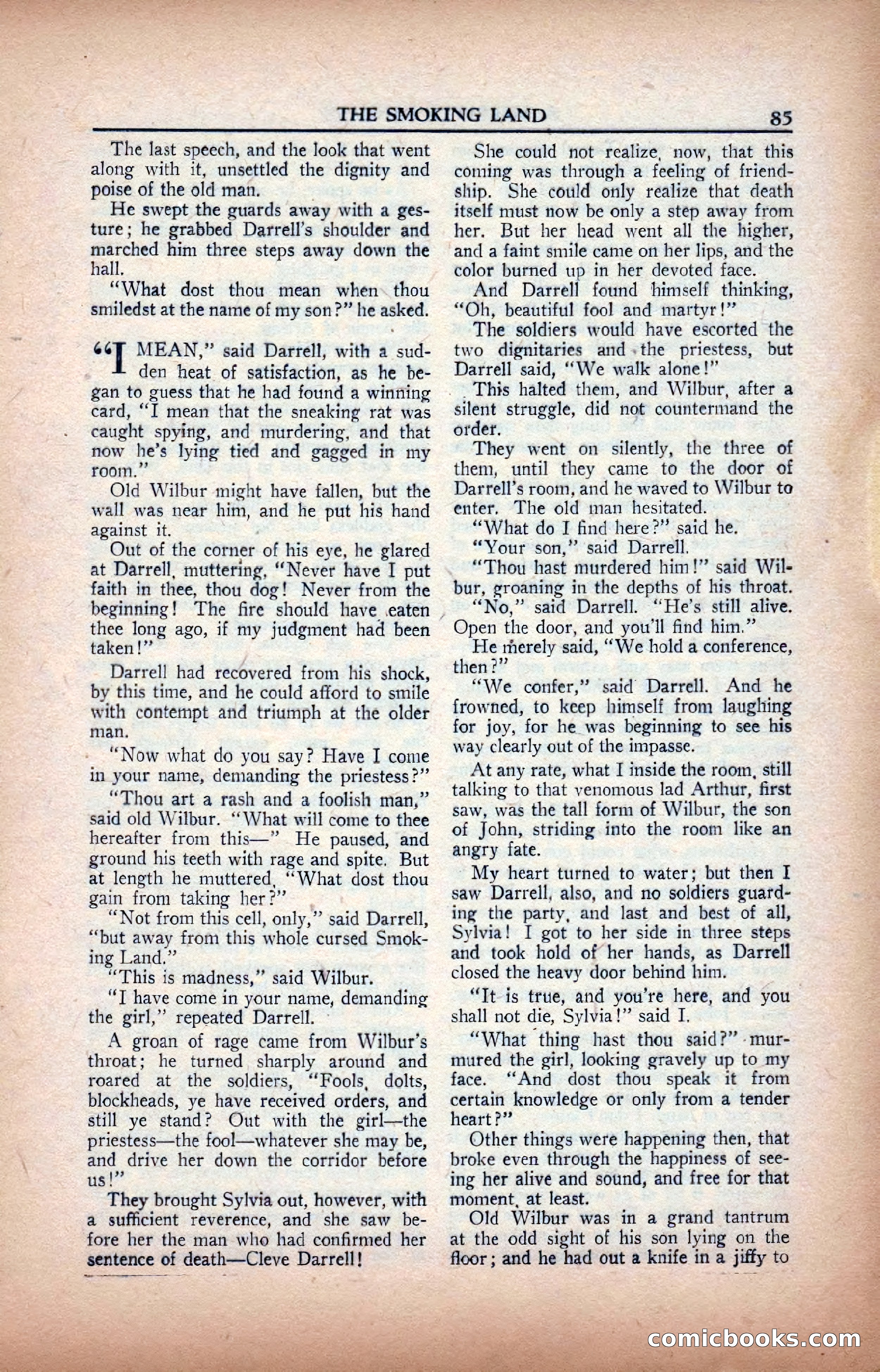 A. Merritt's Fantasy Magazine, February 1950 — page 85 of 133