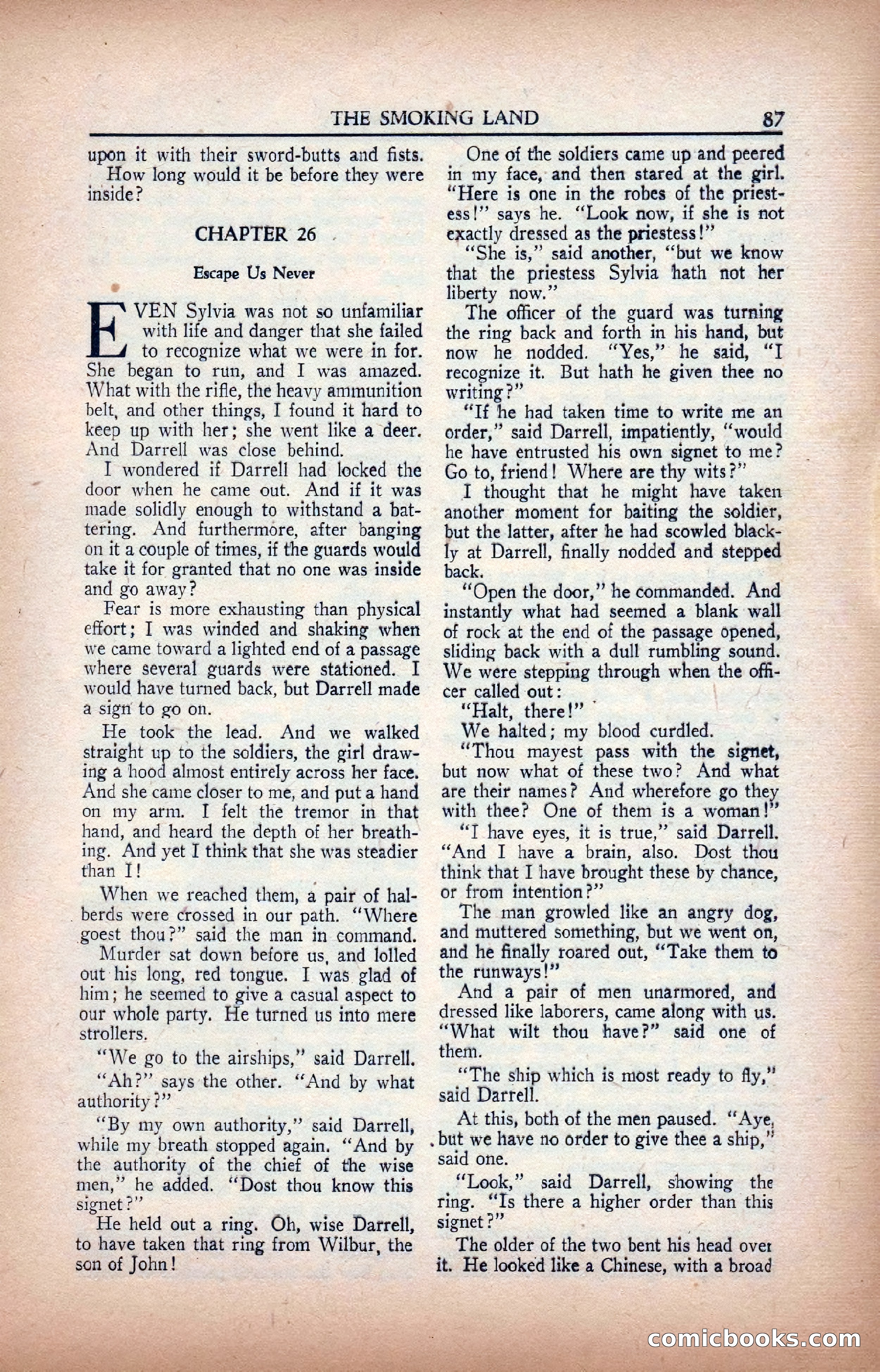 A. Merritt's Fantasy Magazine, February 1950 — page 87 of 133