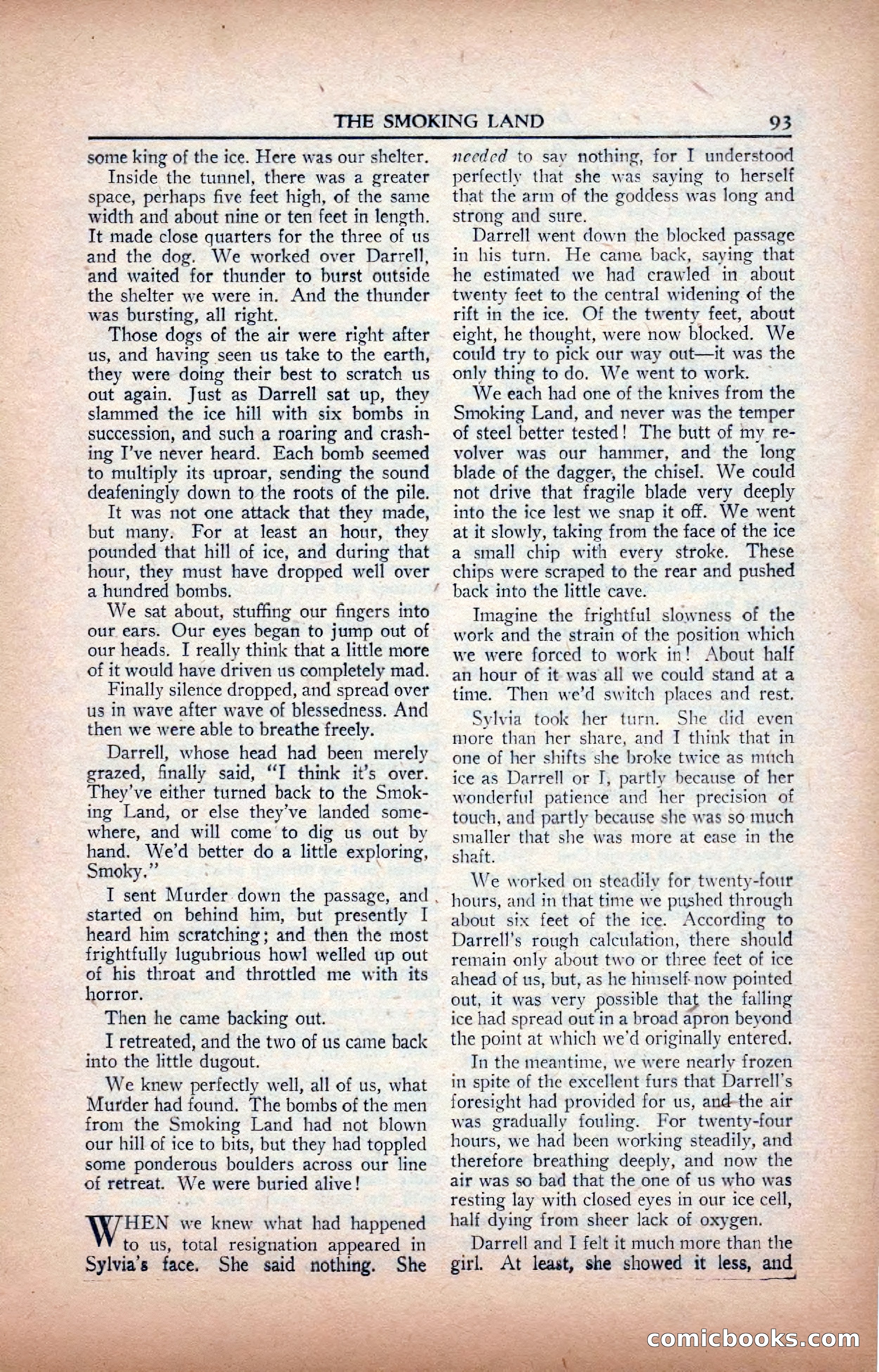 A. Merritt's Fantasy Magazine, February 1950 — page 93 of 133