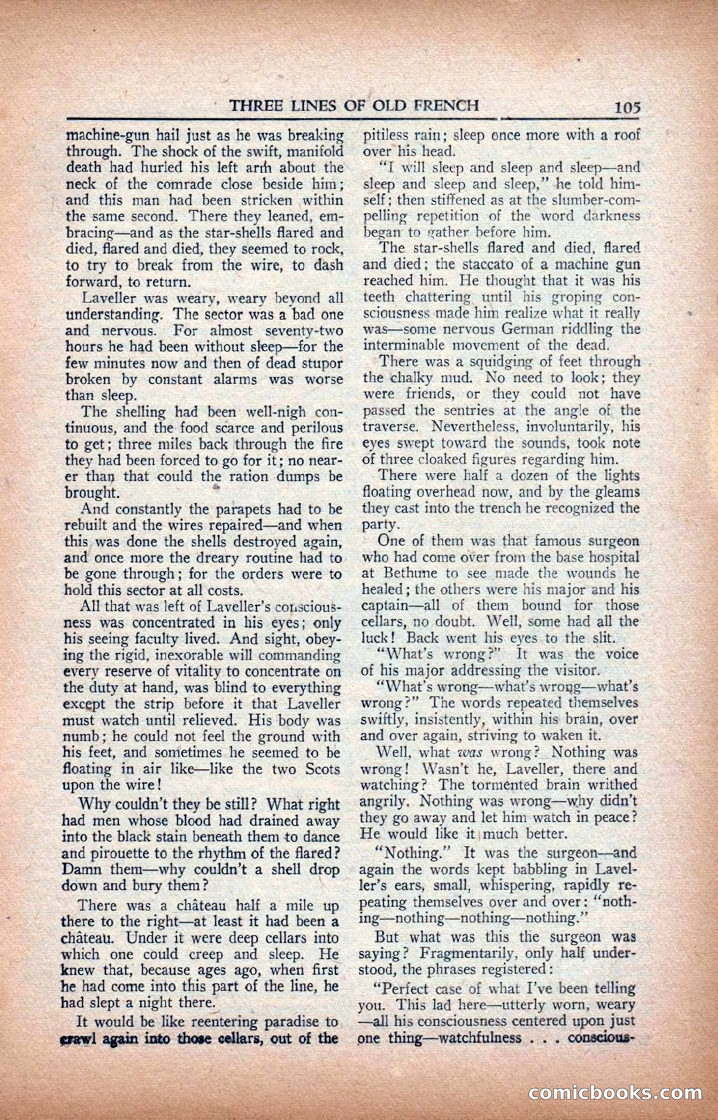 A. Merritt's Fantasy Magazine, February 1950 — page 105 of 133
