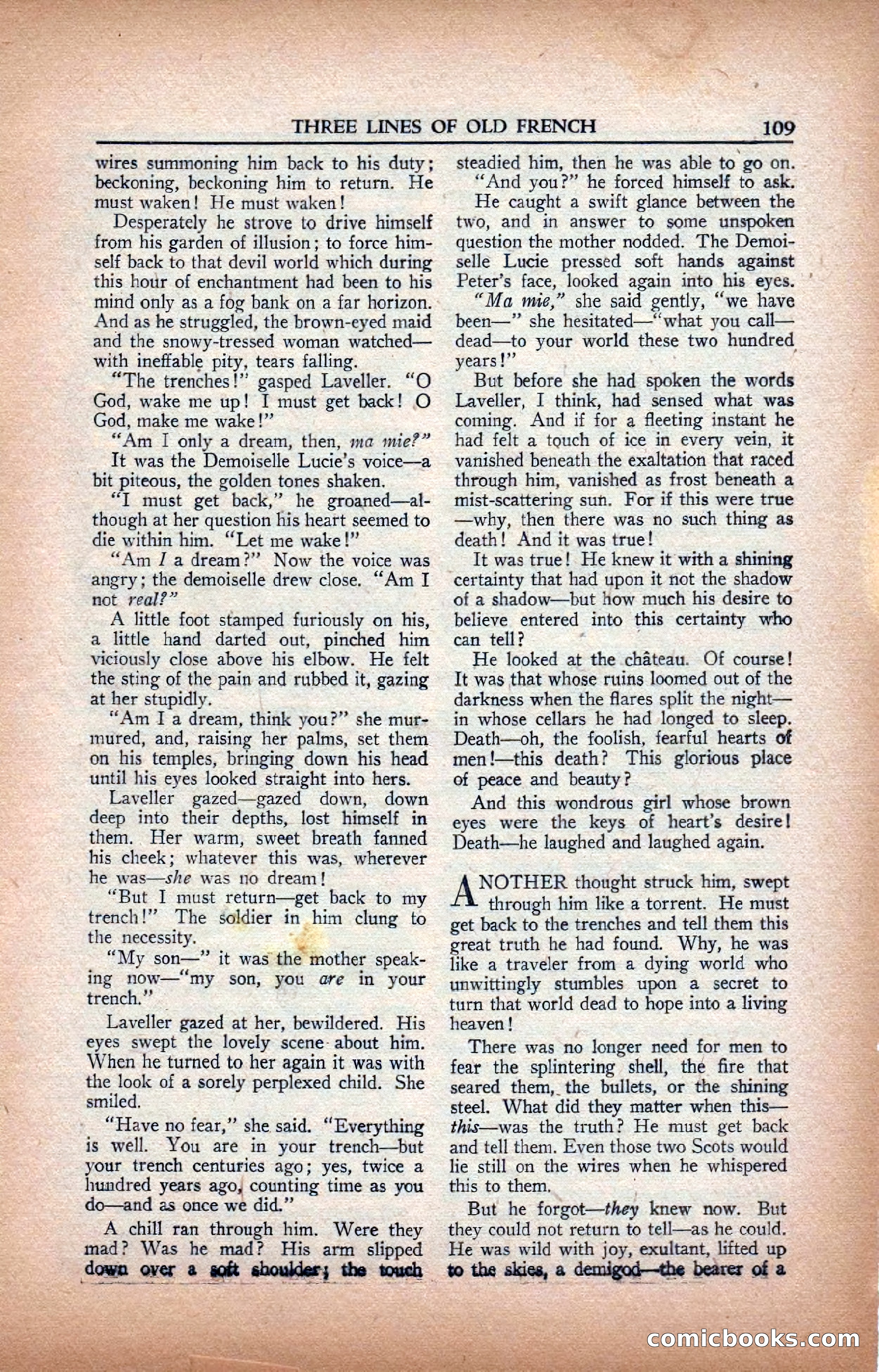 A. Merritt's Fantasy Magazine, February 1950 — page 109 of 133