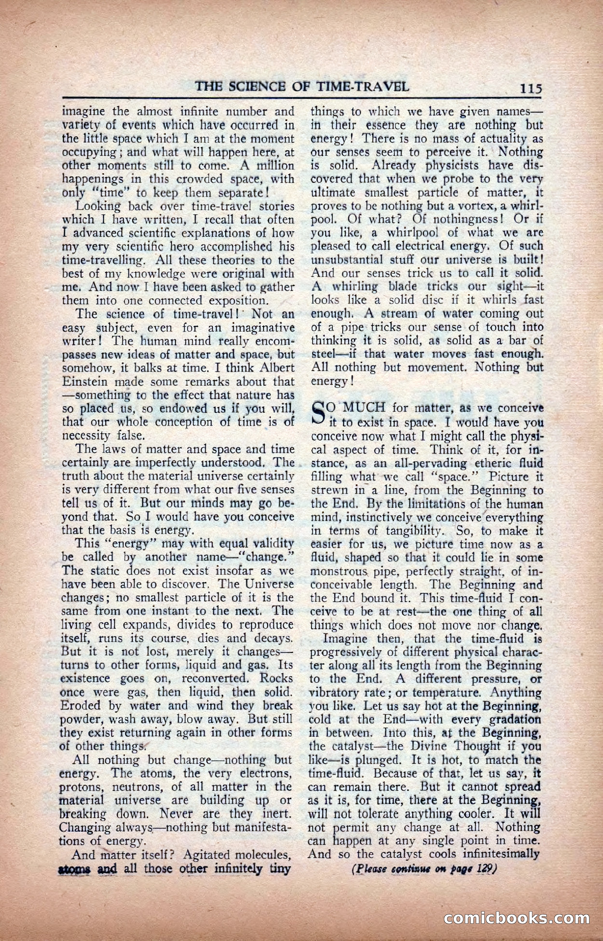 A. Merritt's Fantasy Magazine, February 1950 — page 115 of 133