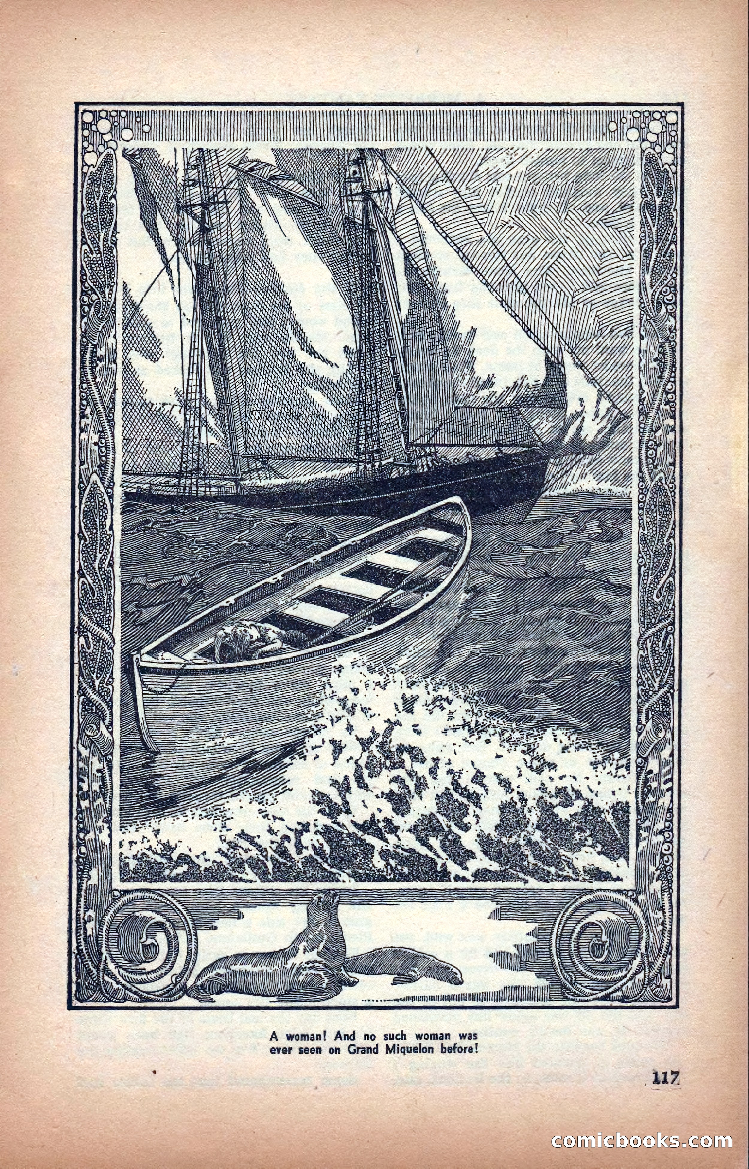A. Merritt's Fantasy Magazine, February 1950 — page 117 of 133