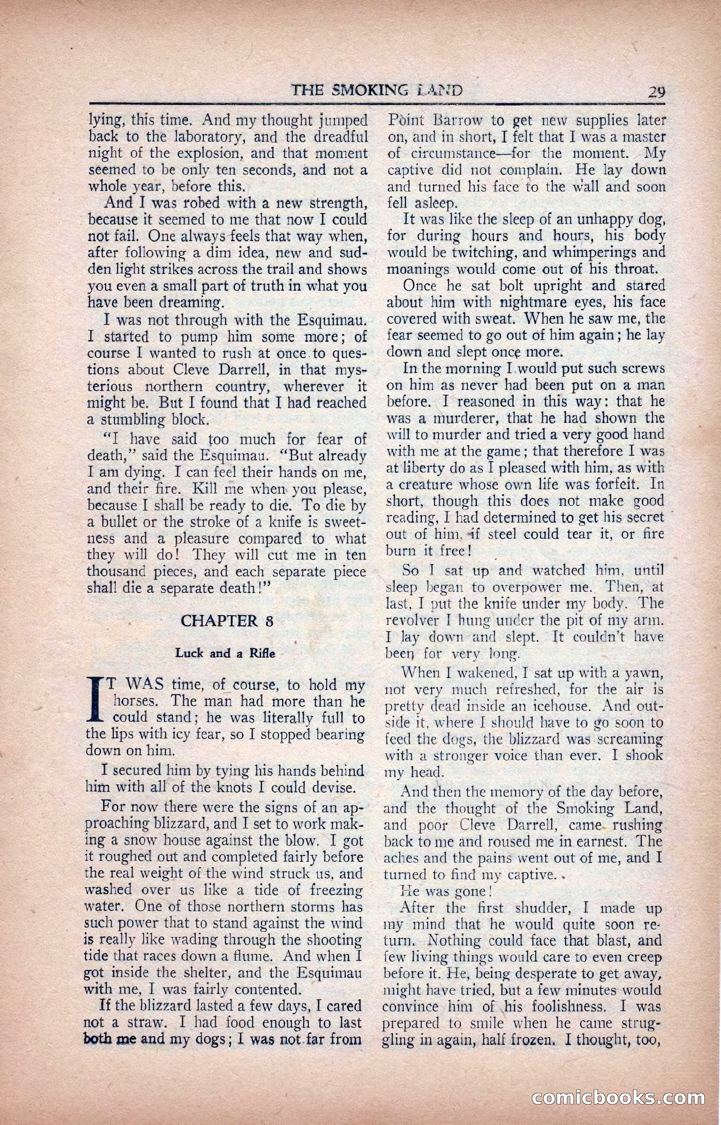 A. Merritt's Fantasy Magazine, February 1950 — page 29 of 133