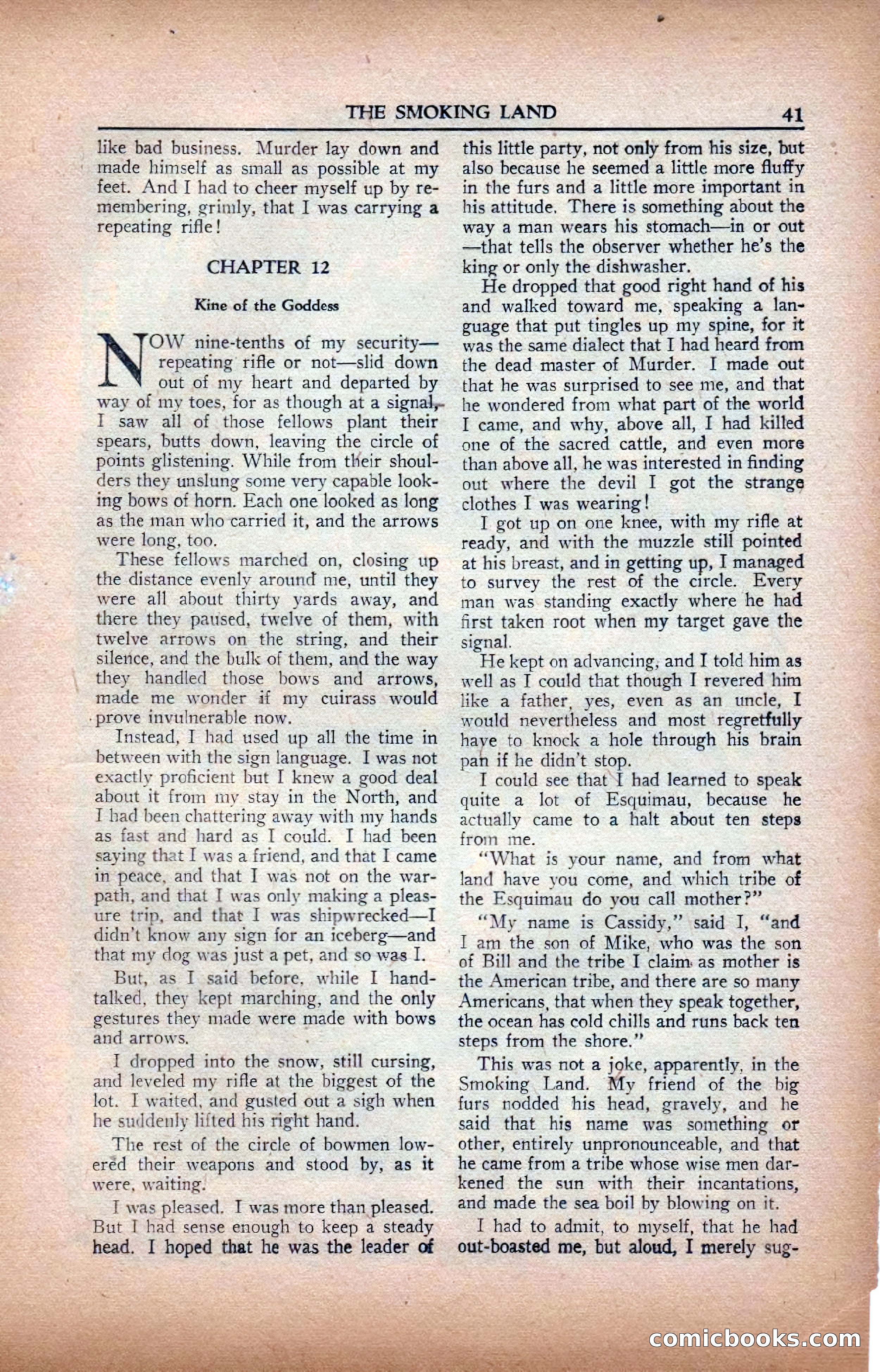 A. Merritt's Fantasy Magazine, February 1950 — page 41 of 133