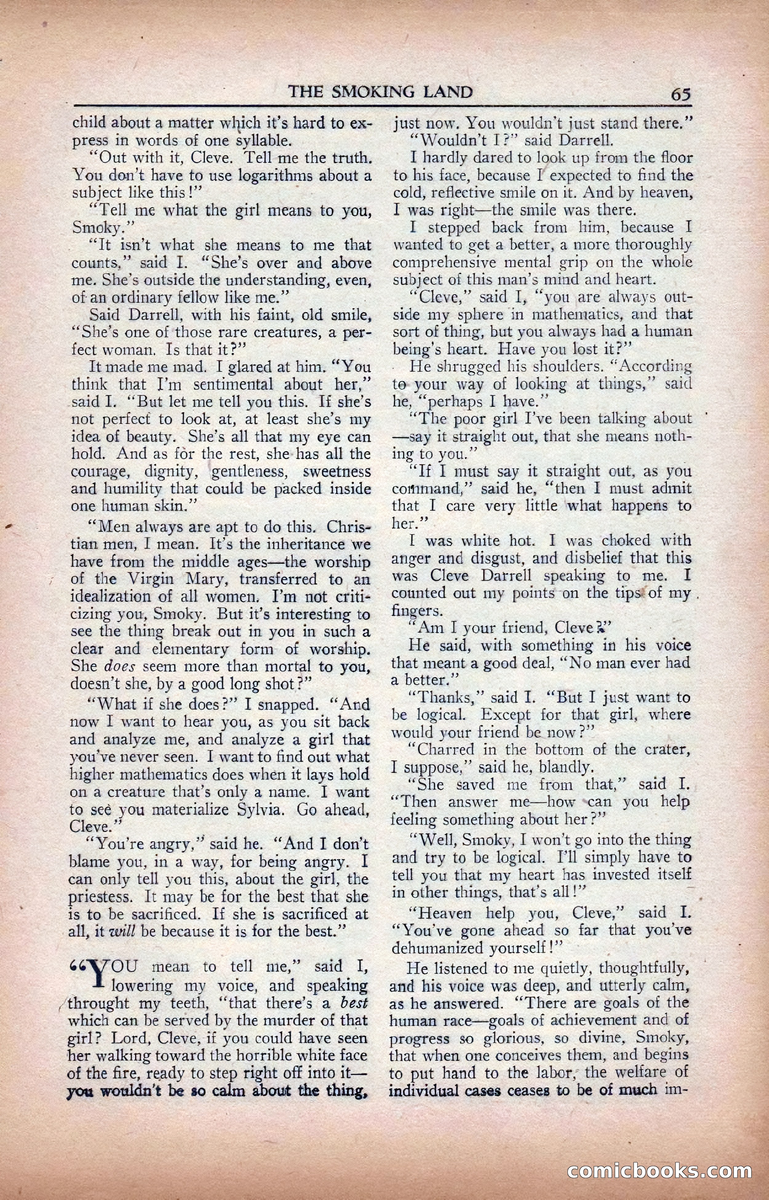A. Merritt's Fantasy Magazine, February 1950 — page 65 of 133