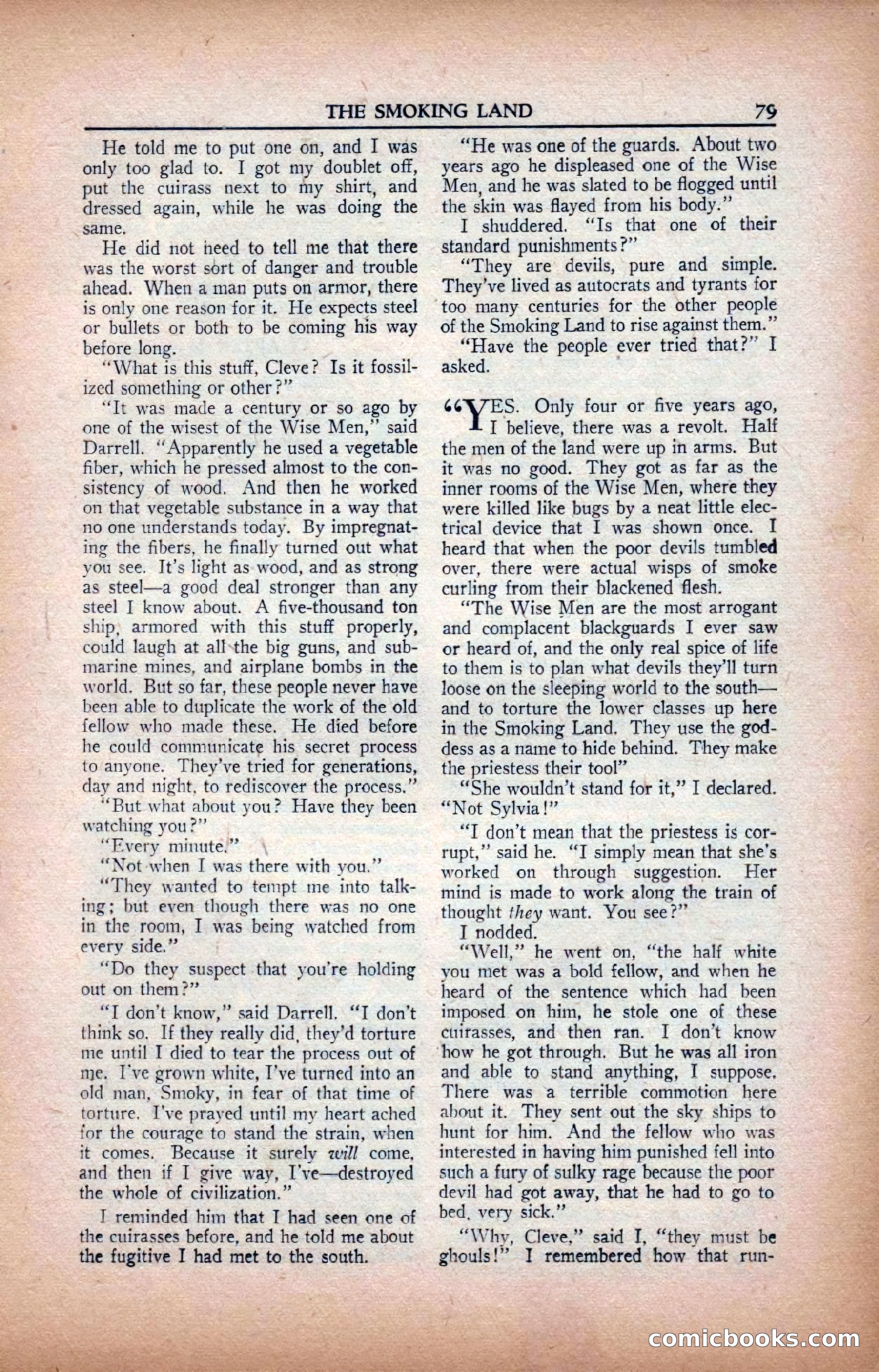 A. Merritt's Fantasy Magazine, February 1950 — page 79 of 133
