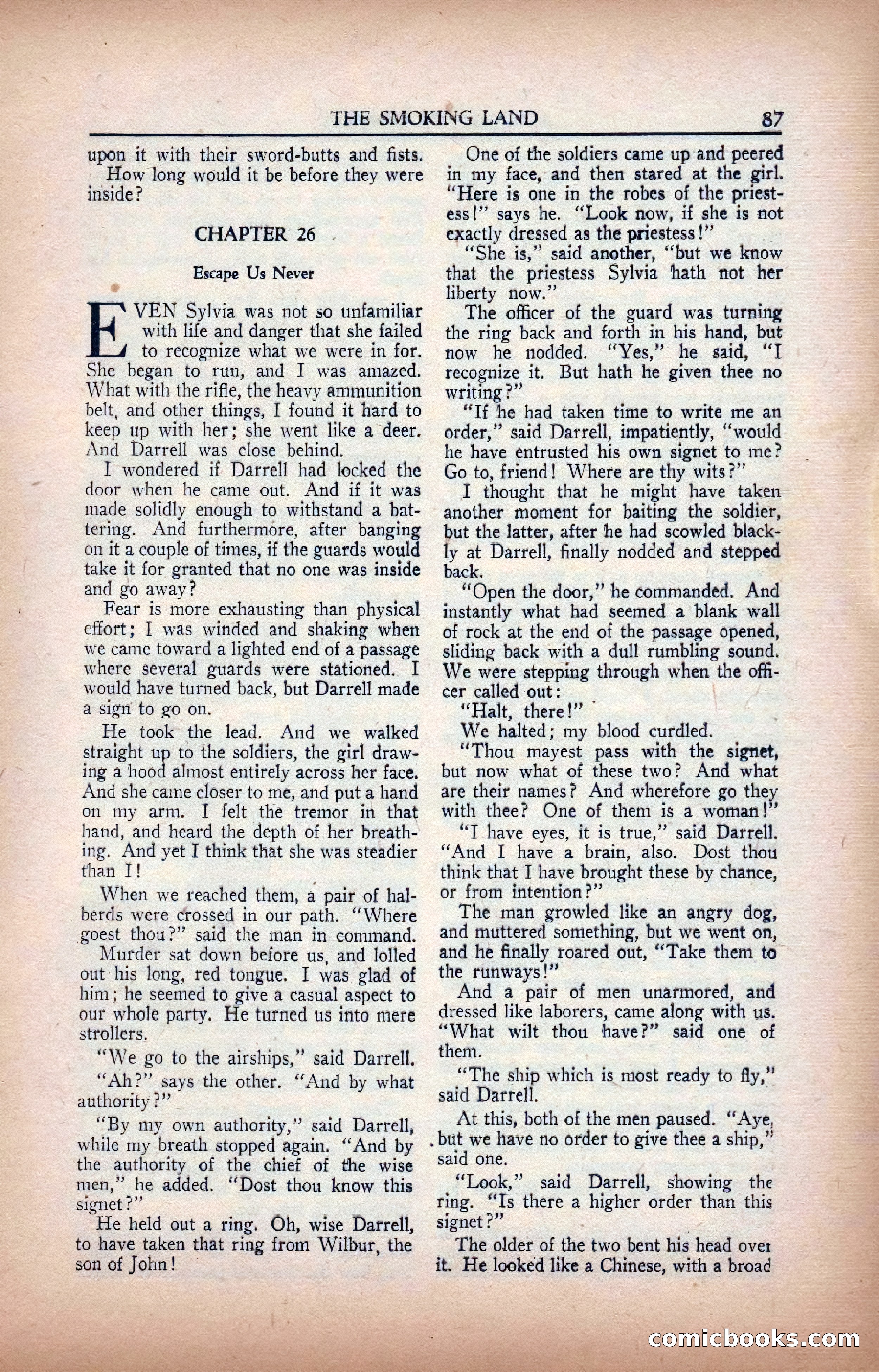 A. Merritt's Fantasy Magazine, February 1950 — page 87 of 133