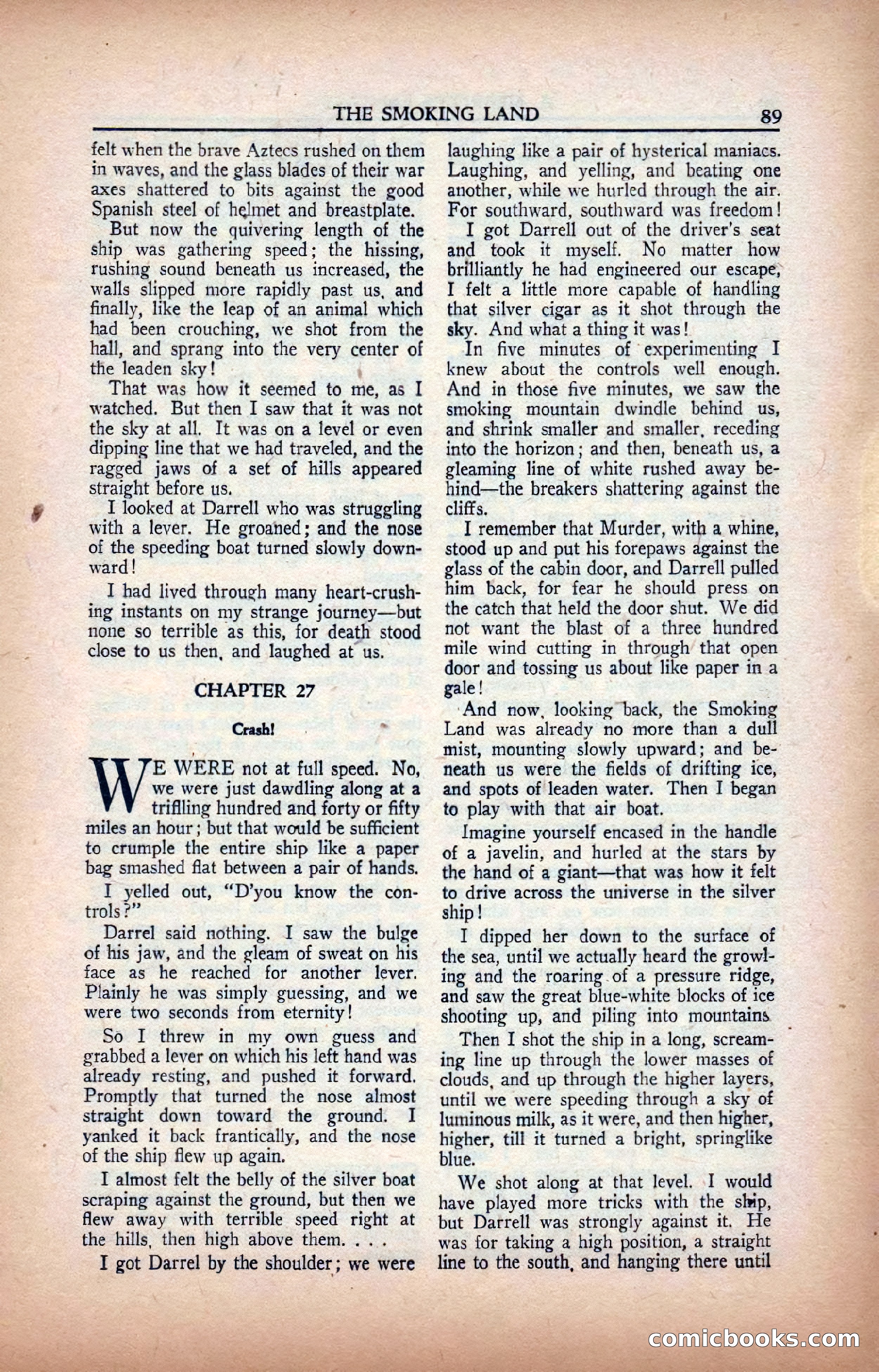 A. Merritt's Fantasy Magazine, February 1950 — page 89 of 133