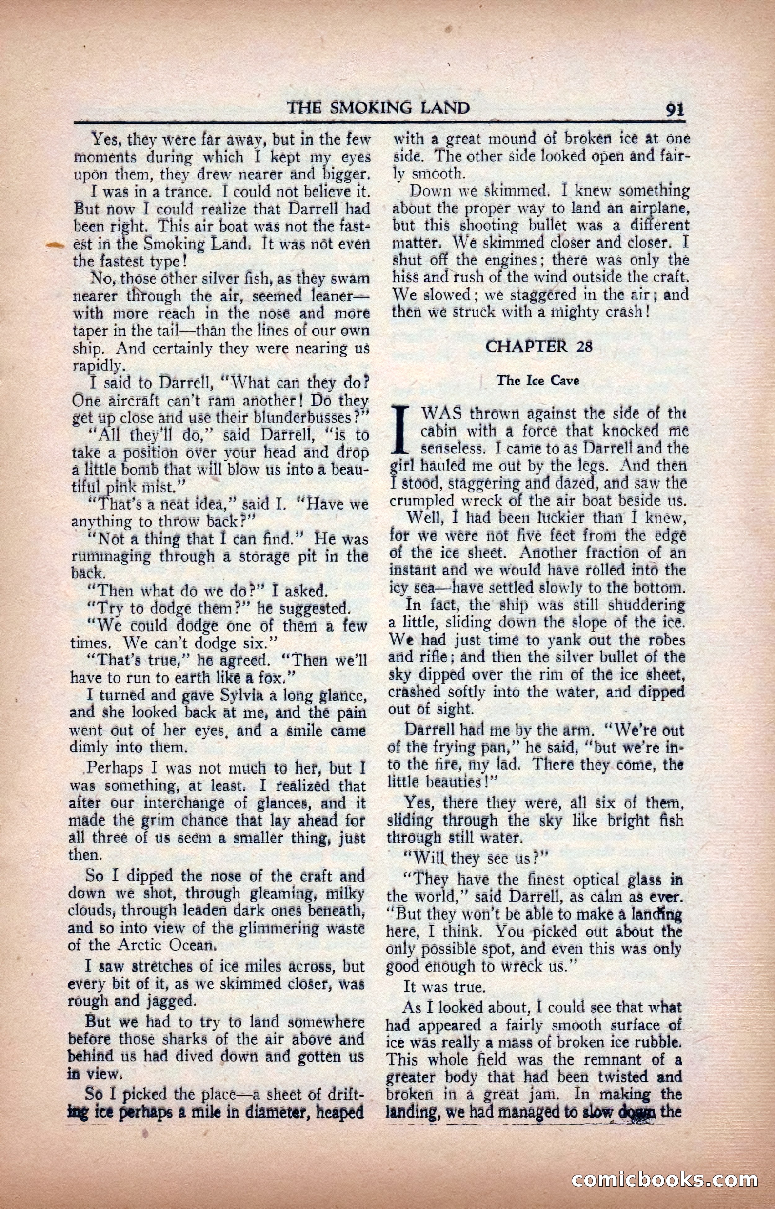 A. Merritt's Fantasy Magazine, February 1950 — page 91 of 133