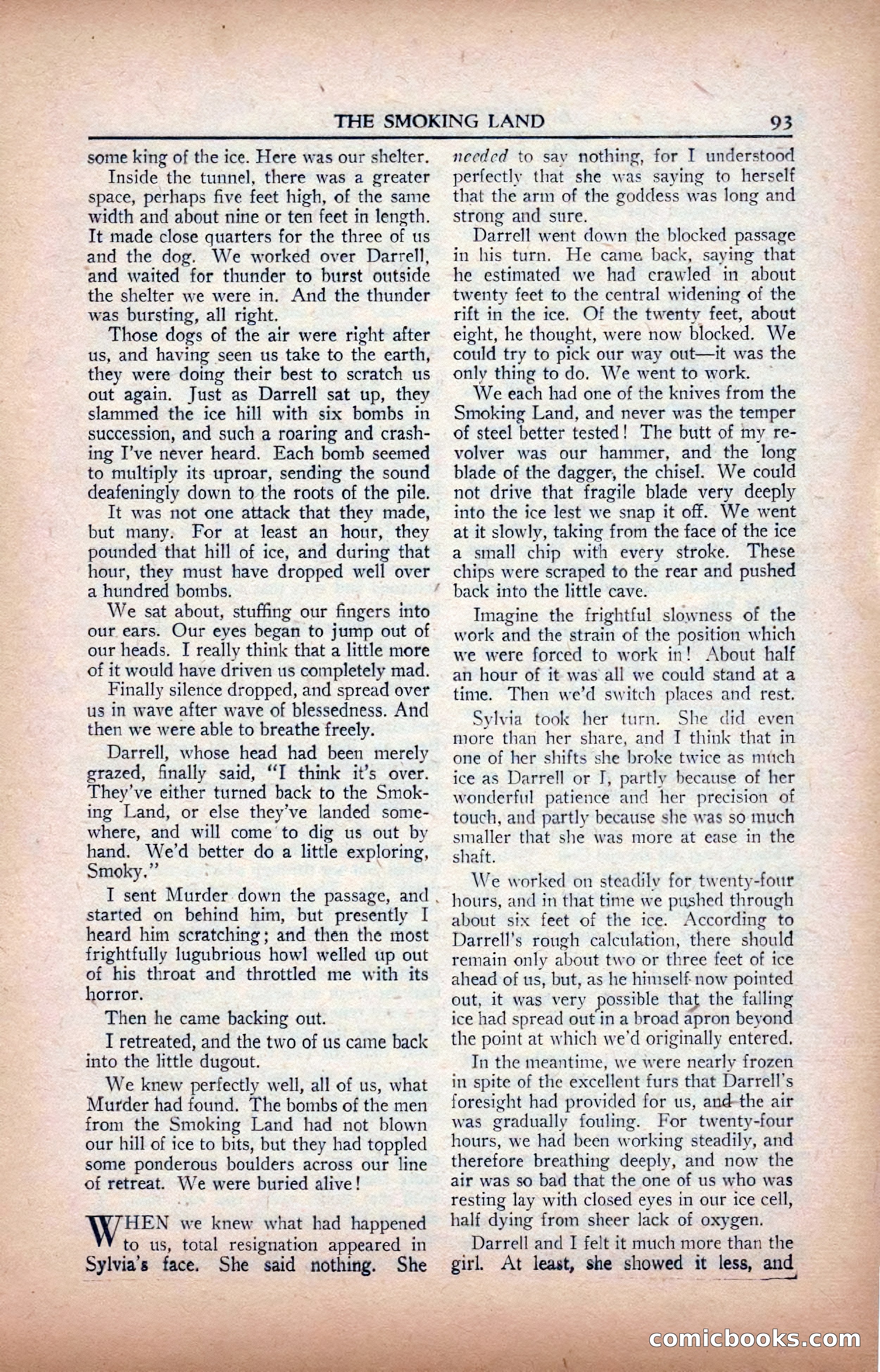 A. Merritt's Fantasy Magazine, February 1950 — page 93 of 133