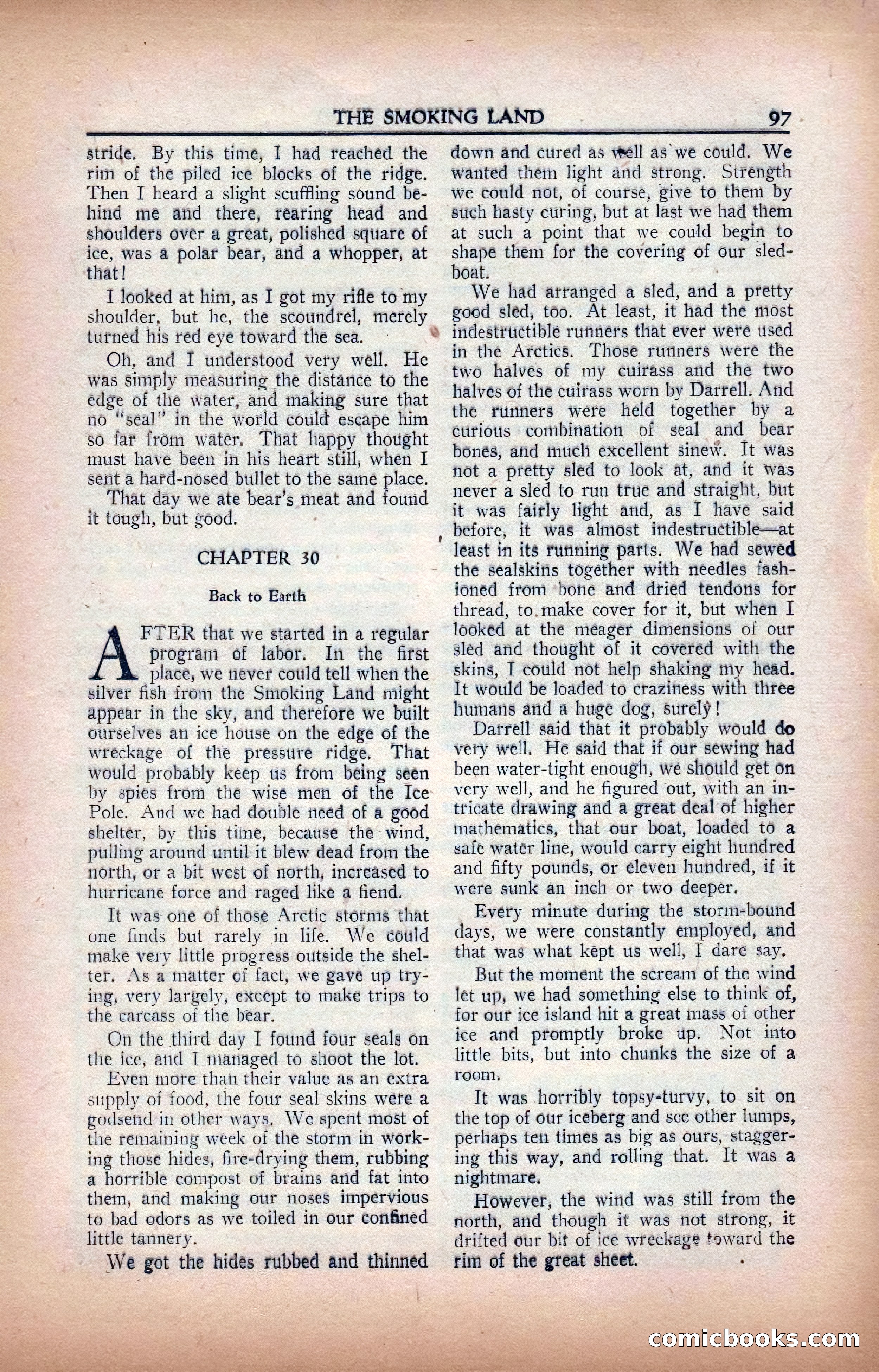 A. Merritt's Fantasy Magazine, February 1950 — page 97 of 133