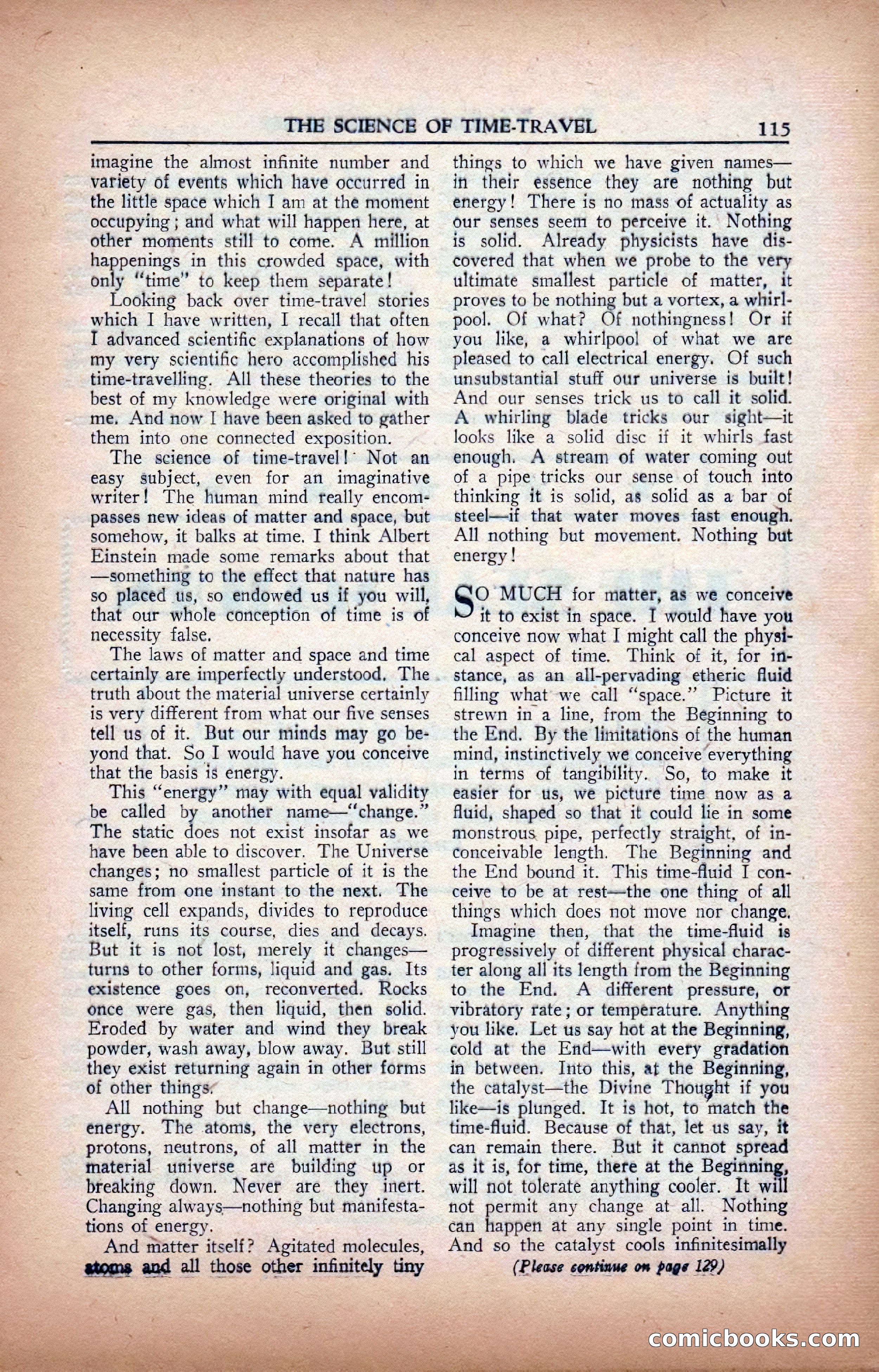 A. Merritt's Fantasy Magazine, February 1950 — page 115 of 133