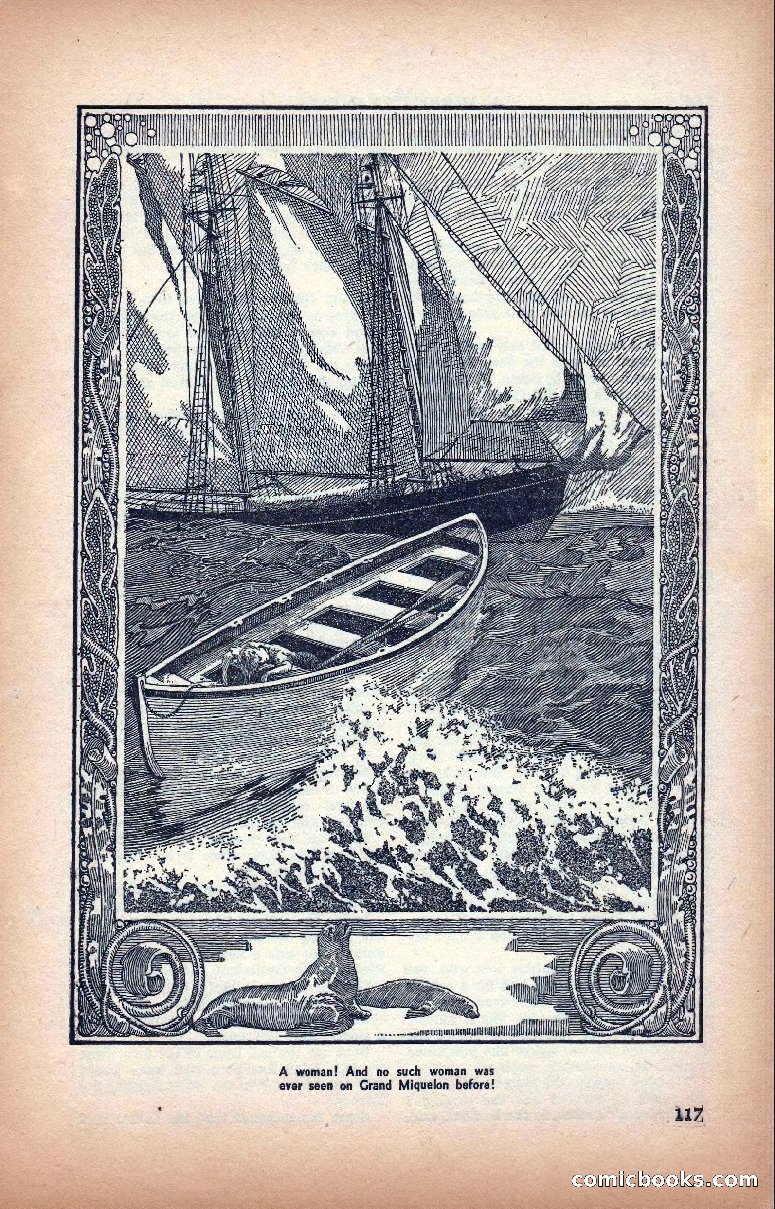 A. Merritt's Fantasy Magazine, February 1950 — page 117 of 133