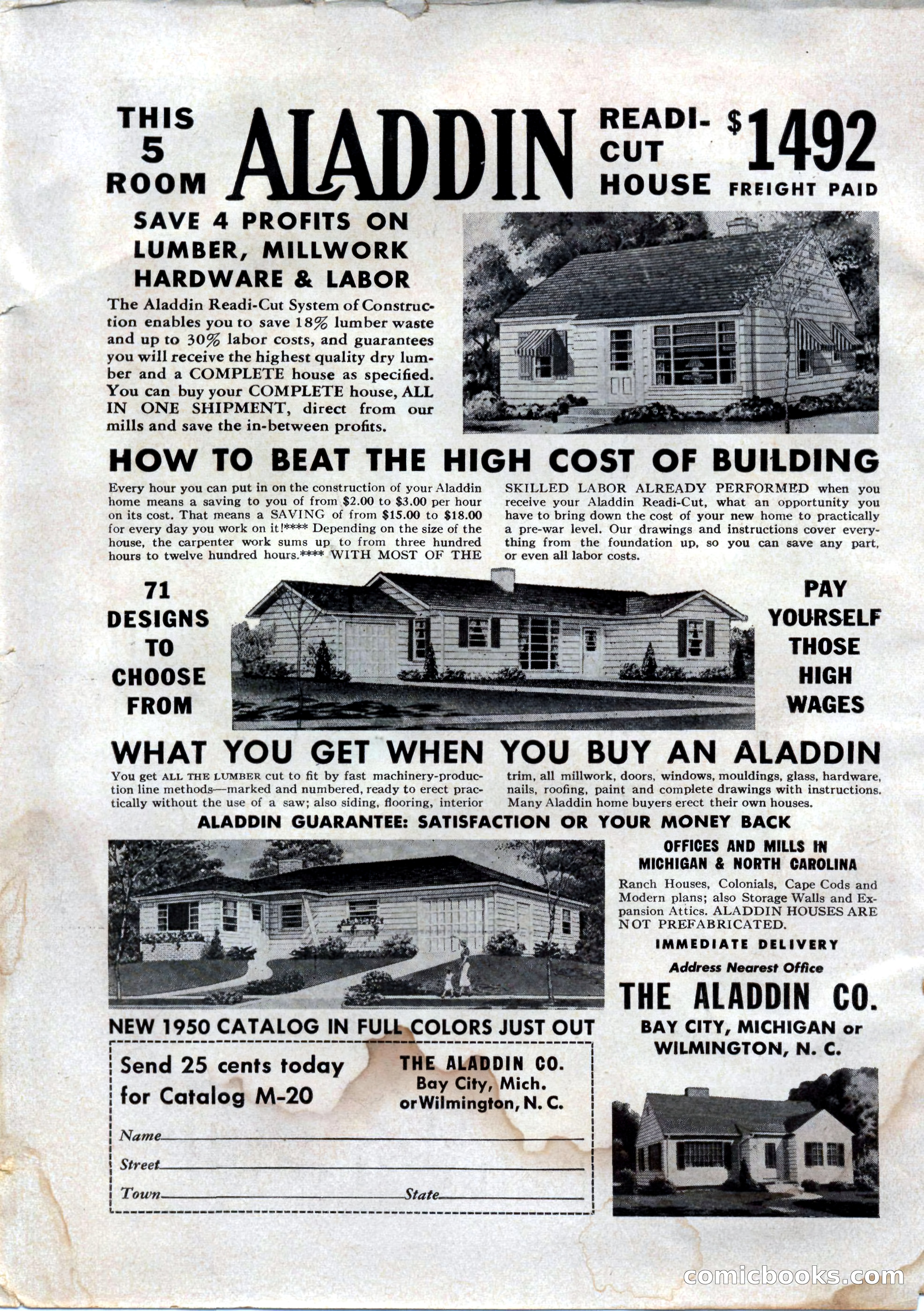 A. Merritt's Fantasy Magazine, April 1950 — page 2 of 132