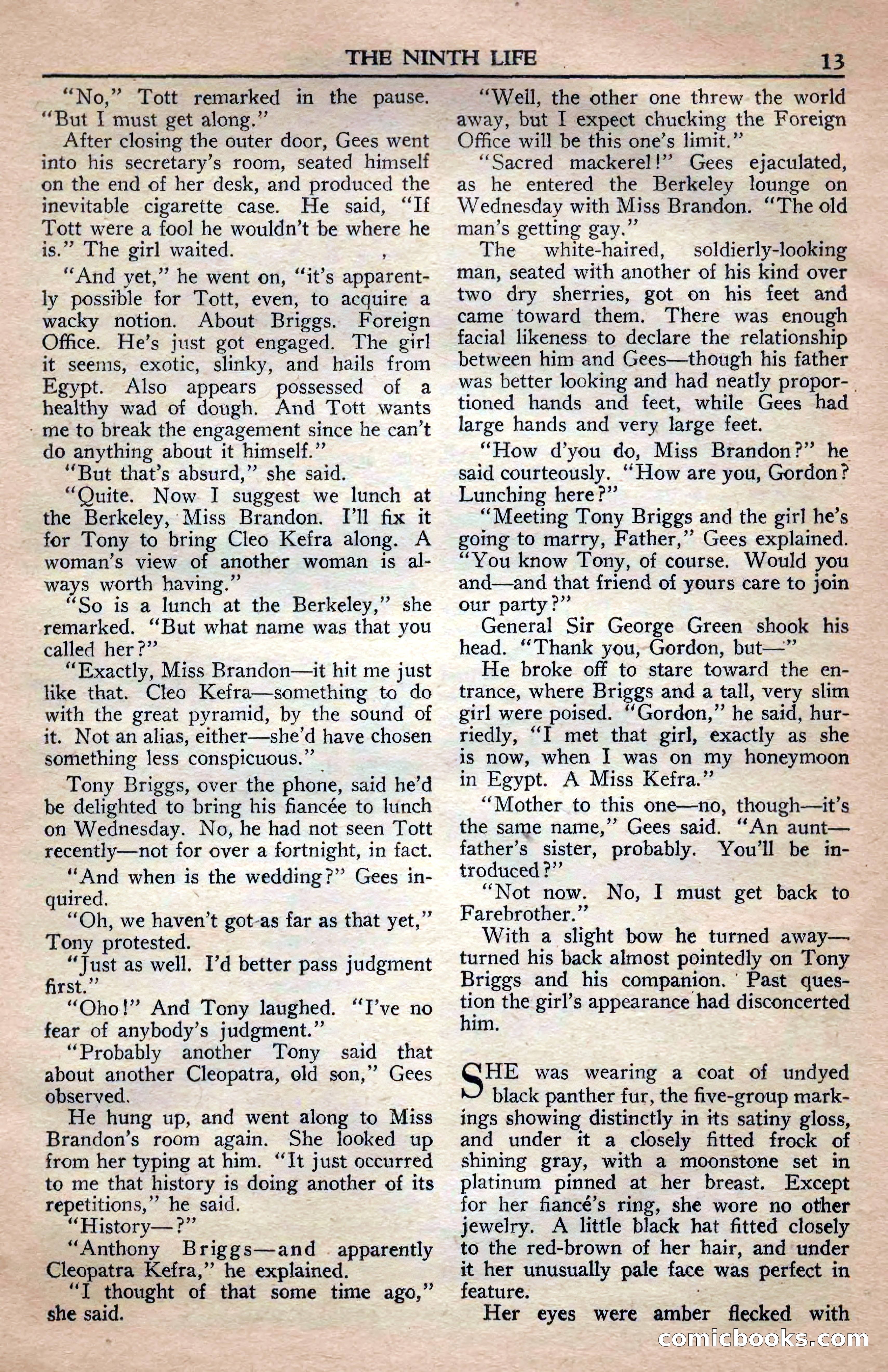 A. Merritt's Fantasy Magazine, April 1950 — page 13 of 132