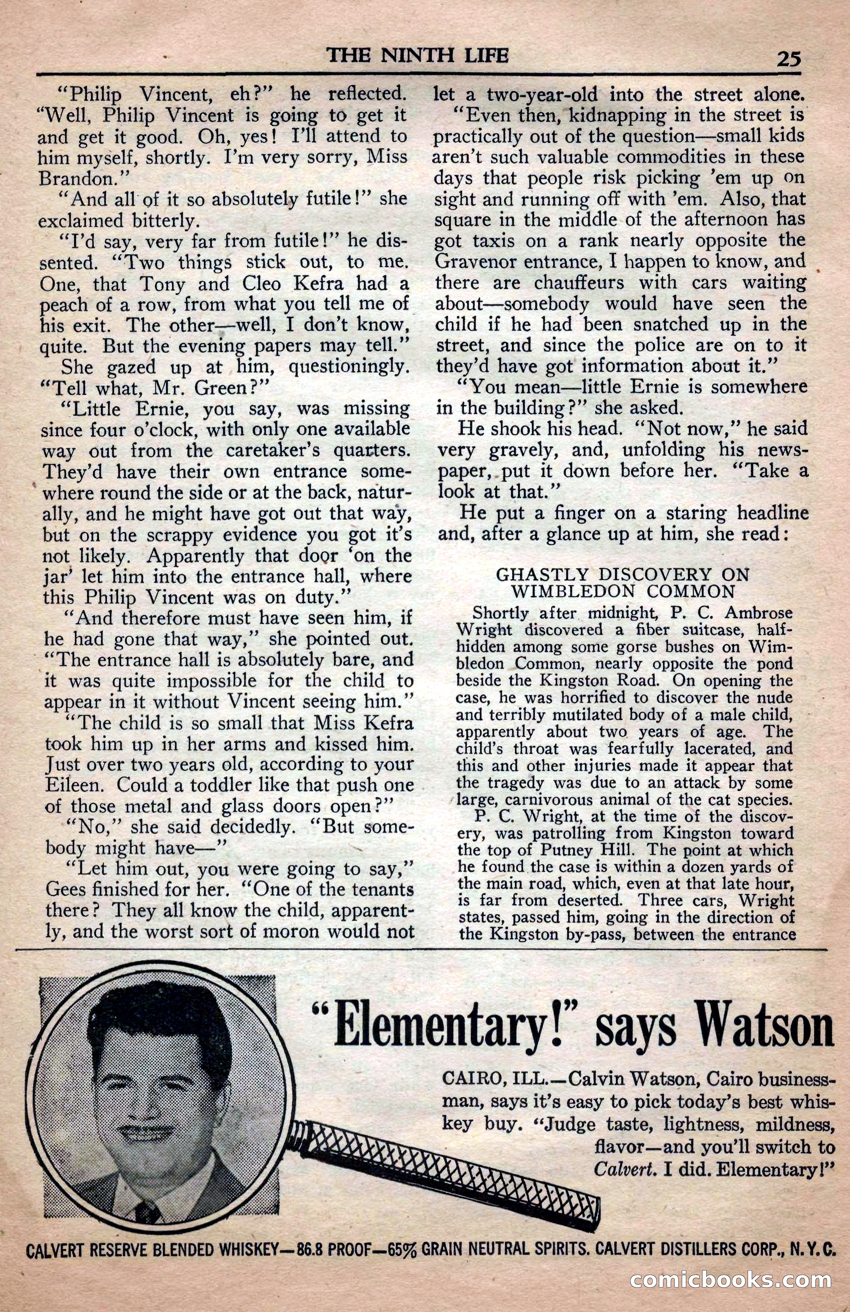 A. Merritt's Fantasy Magazine, April 1950 — page 25 of 132