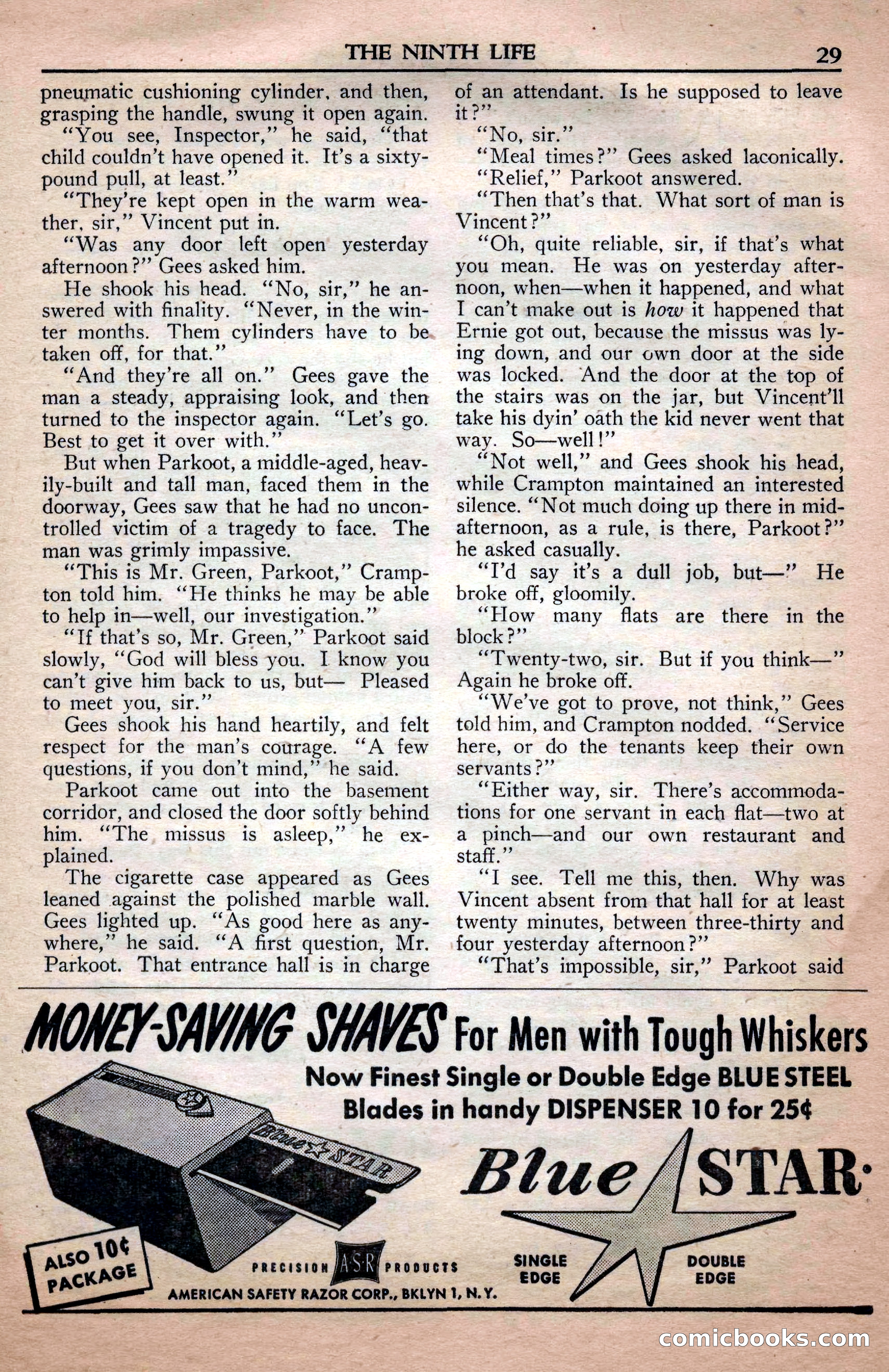 A. Merritt's Fantasy Magazine, April 1950 — page 29 of 132