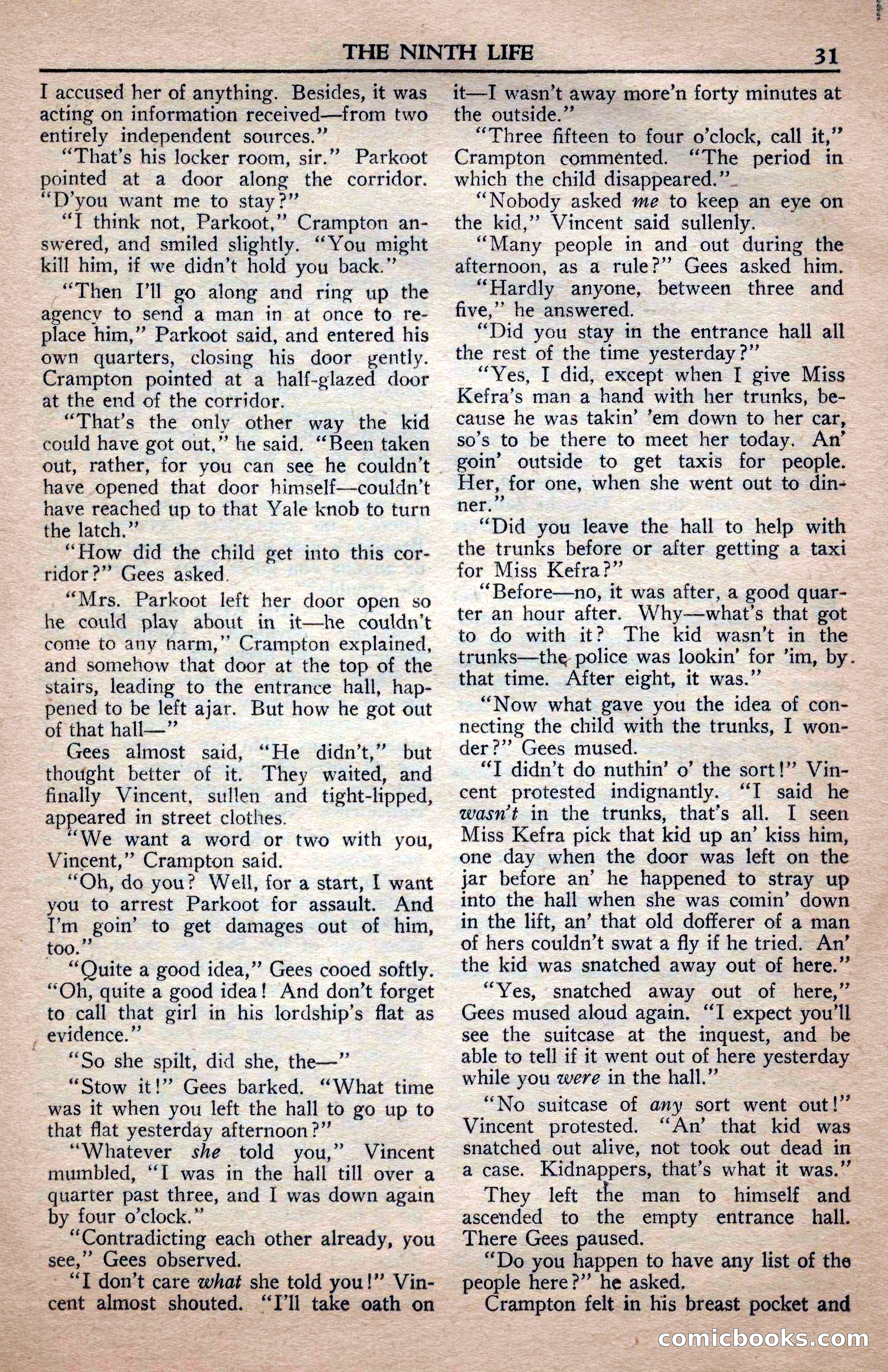 A. Merritt's Fantasy Magazine, April 1950 — page 31 of 132