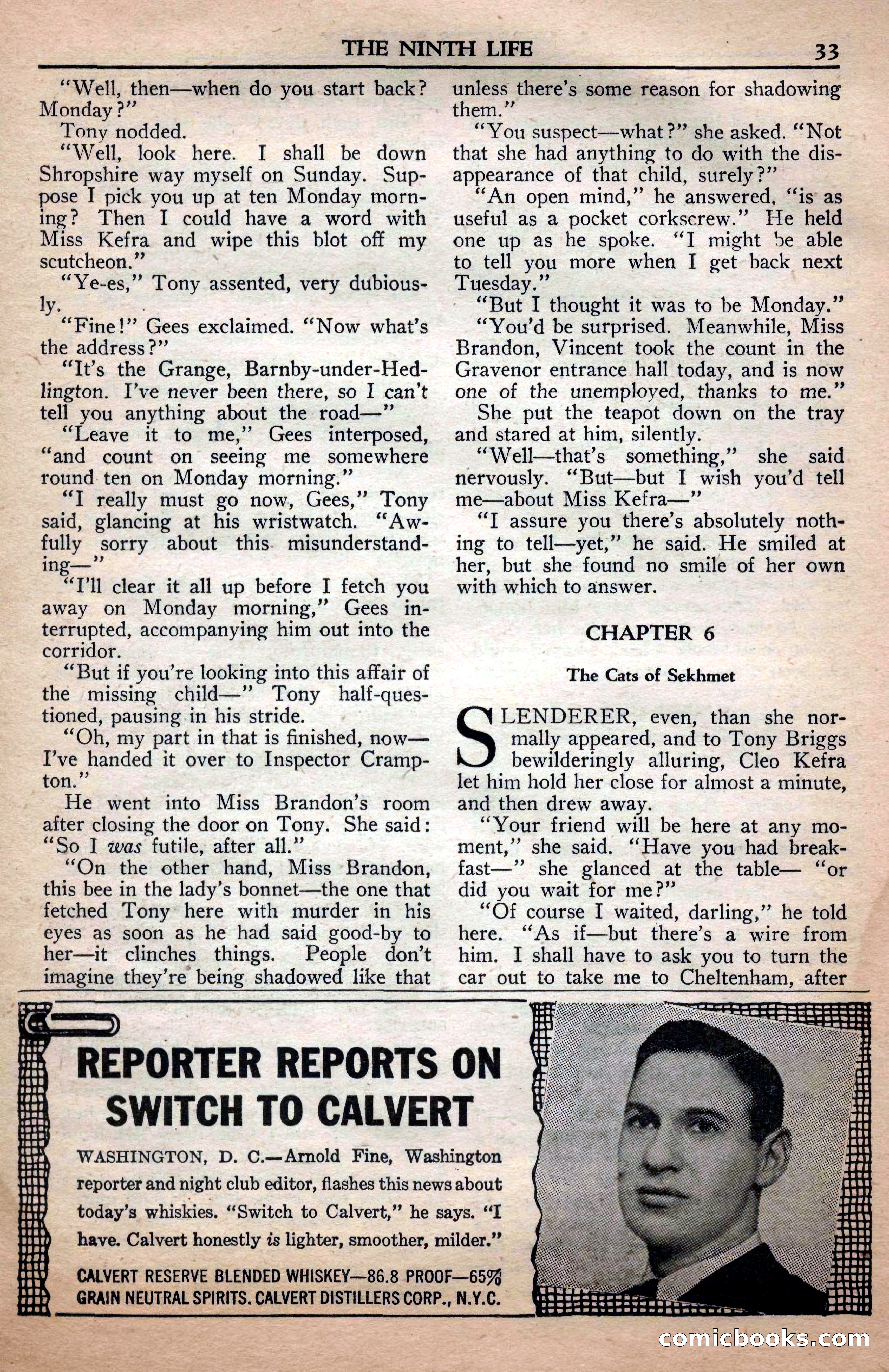 A. Merritt's Fantasy Magazine, April 1950 — page 33 of 132