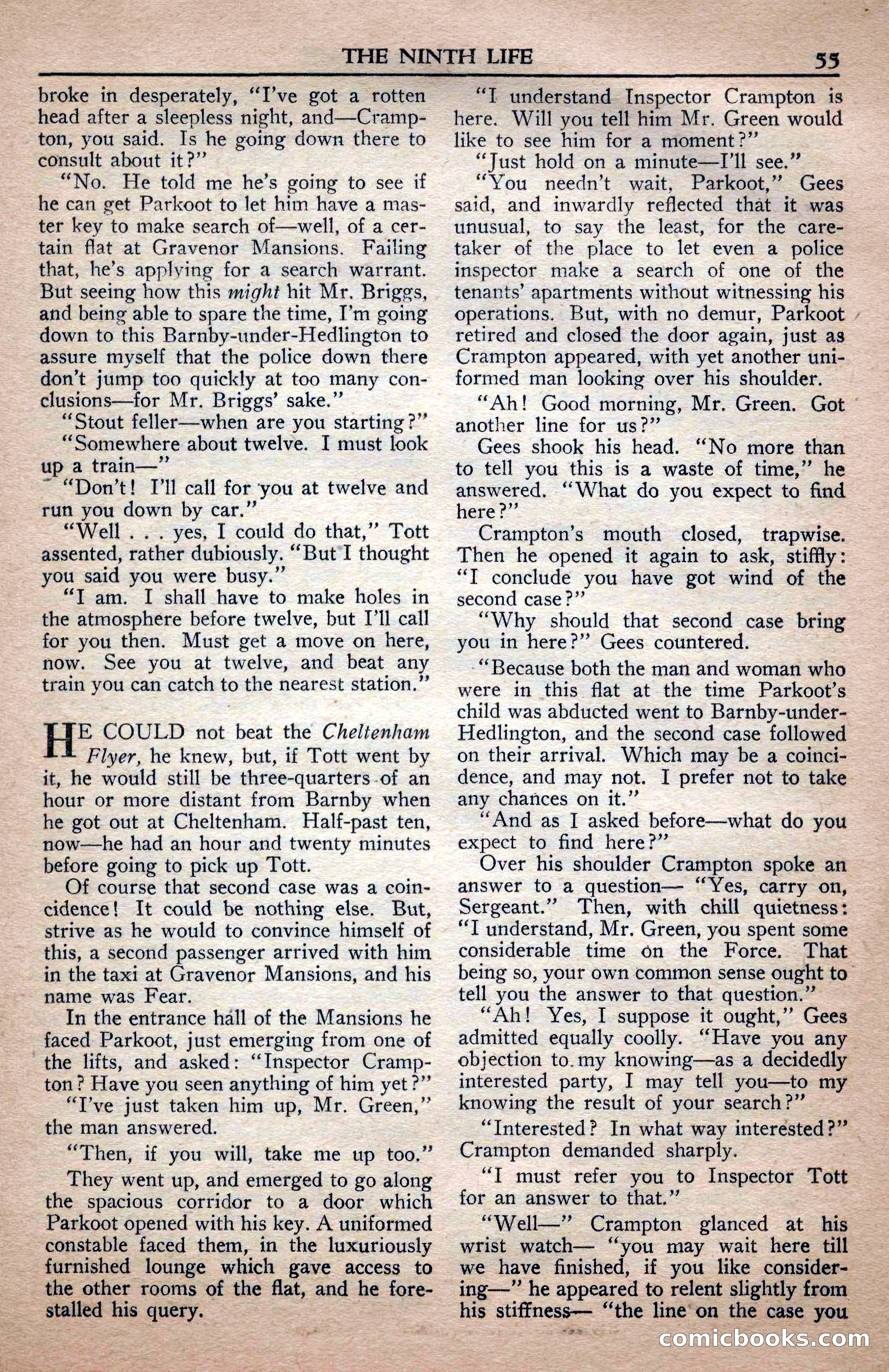 A. Merritt's Fantasy Magazine, April 1950 — page 55 of 132