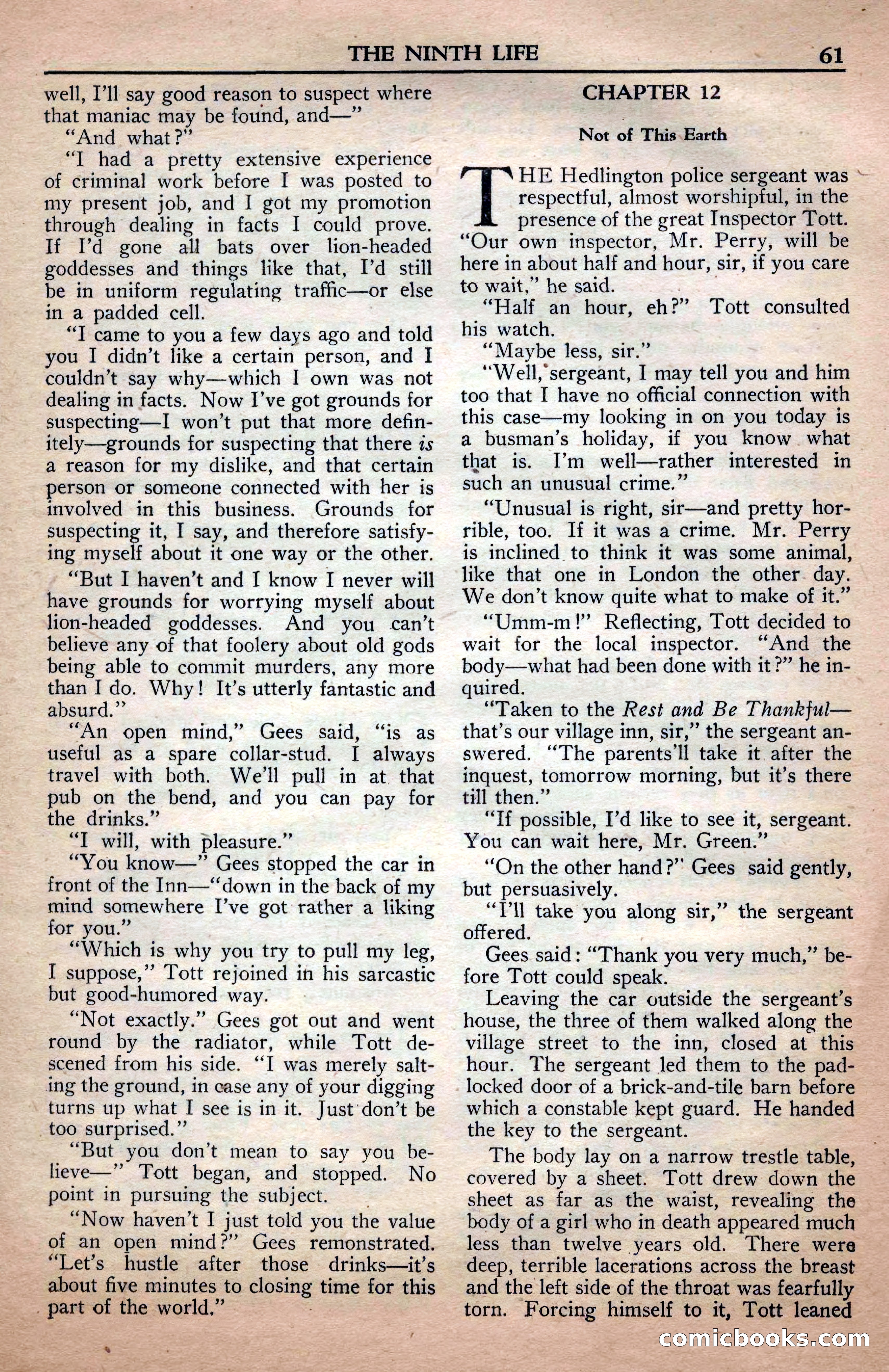 A. Merritt's Fantasy Magazine, April 1950 — page 61 of 132