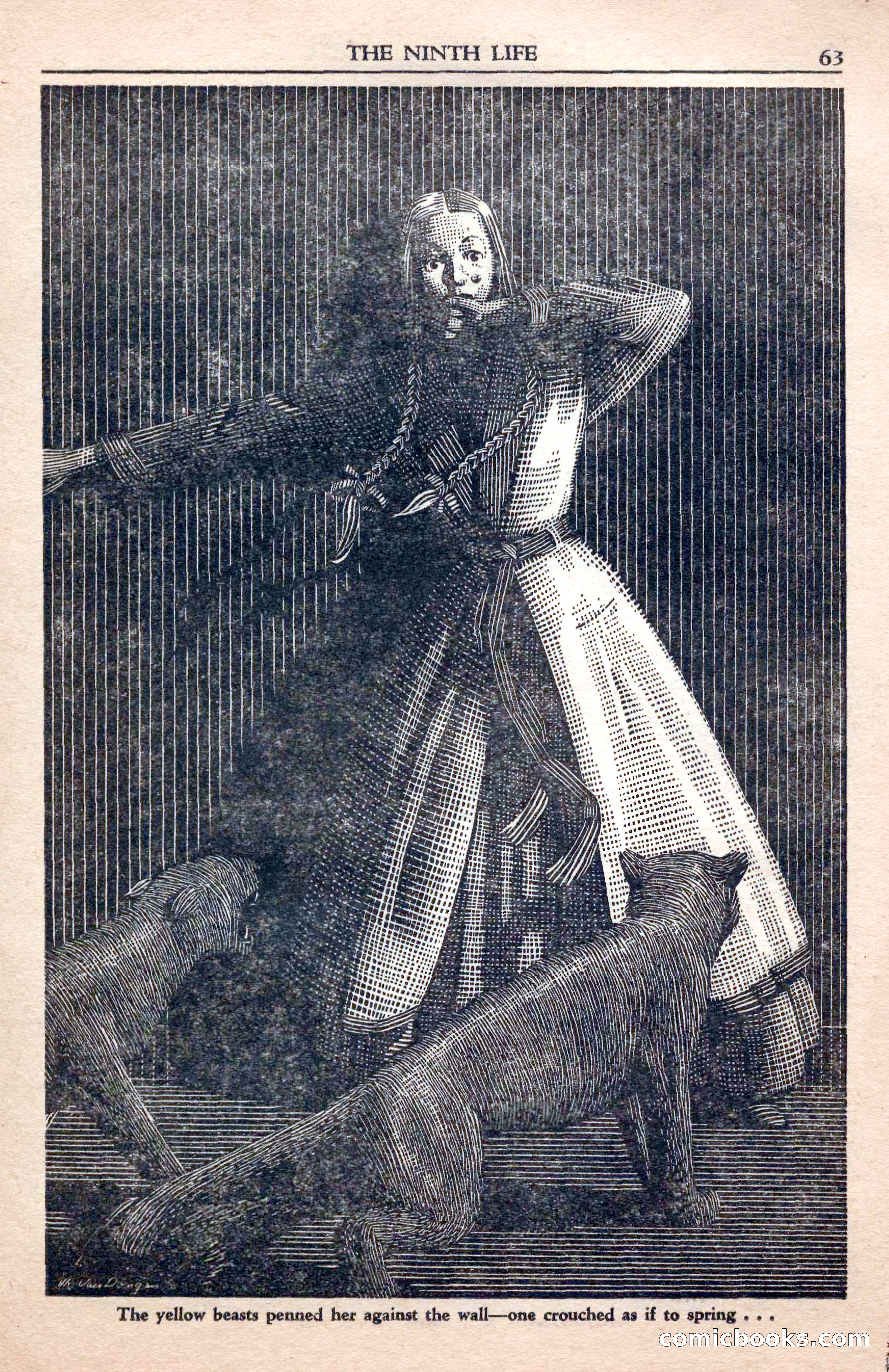 A. Merritt's Fantasy Magazine, April 1950 — page 63 of 132