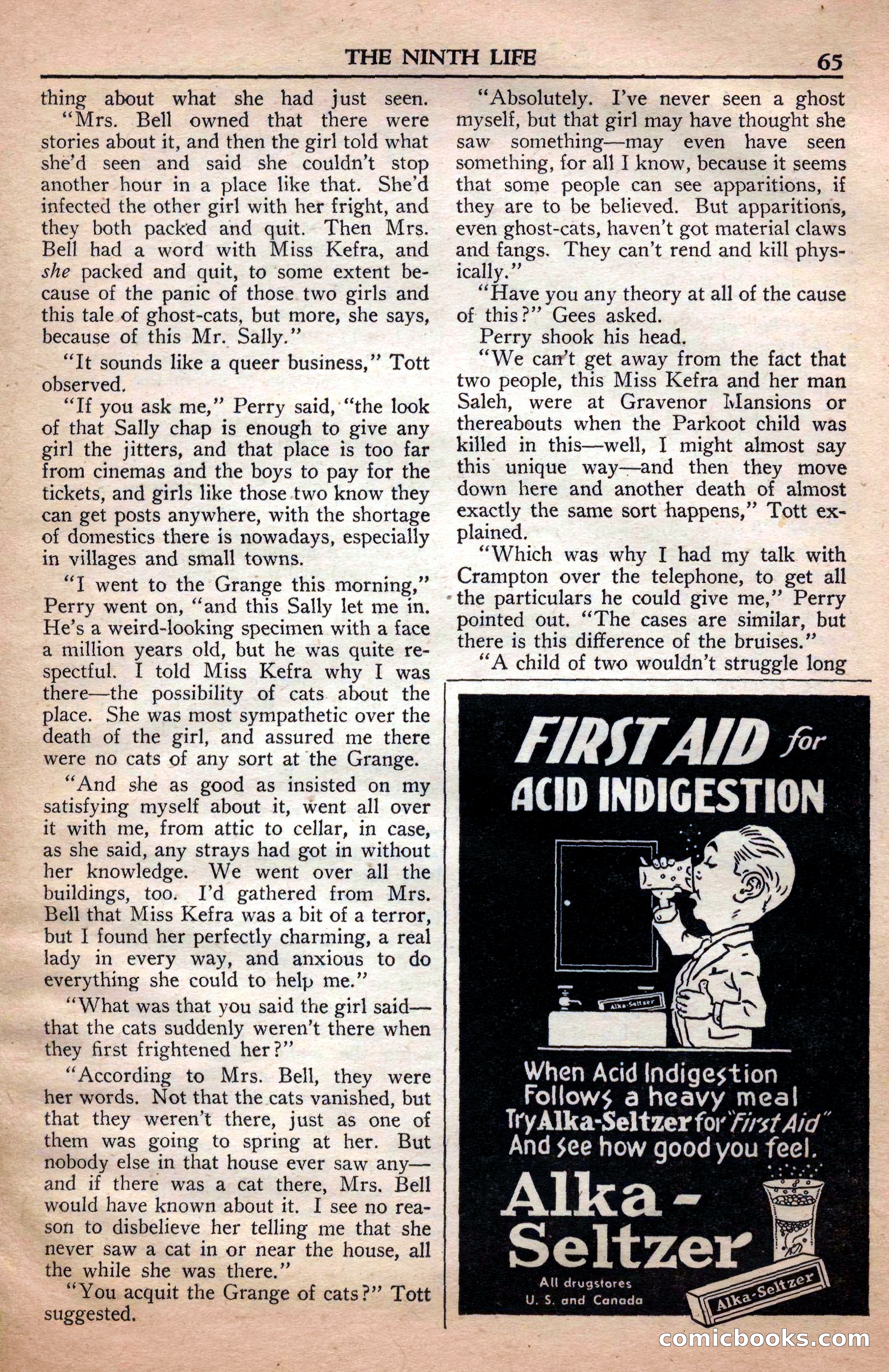 A. Merritt's Fantasy Magazine, April 1950 — page 65 of 132