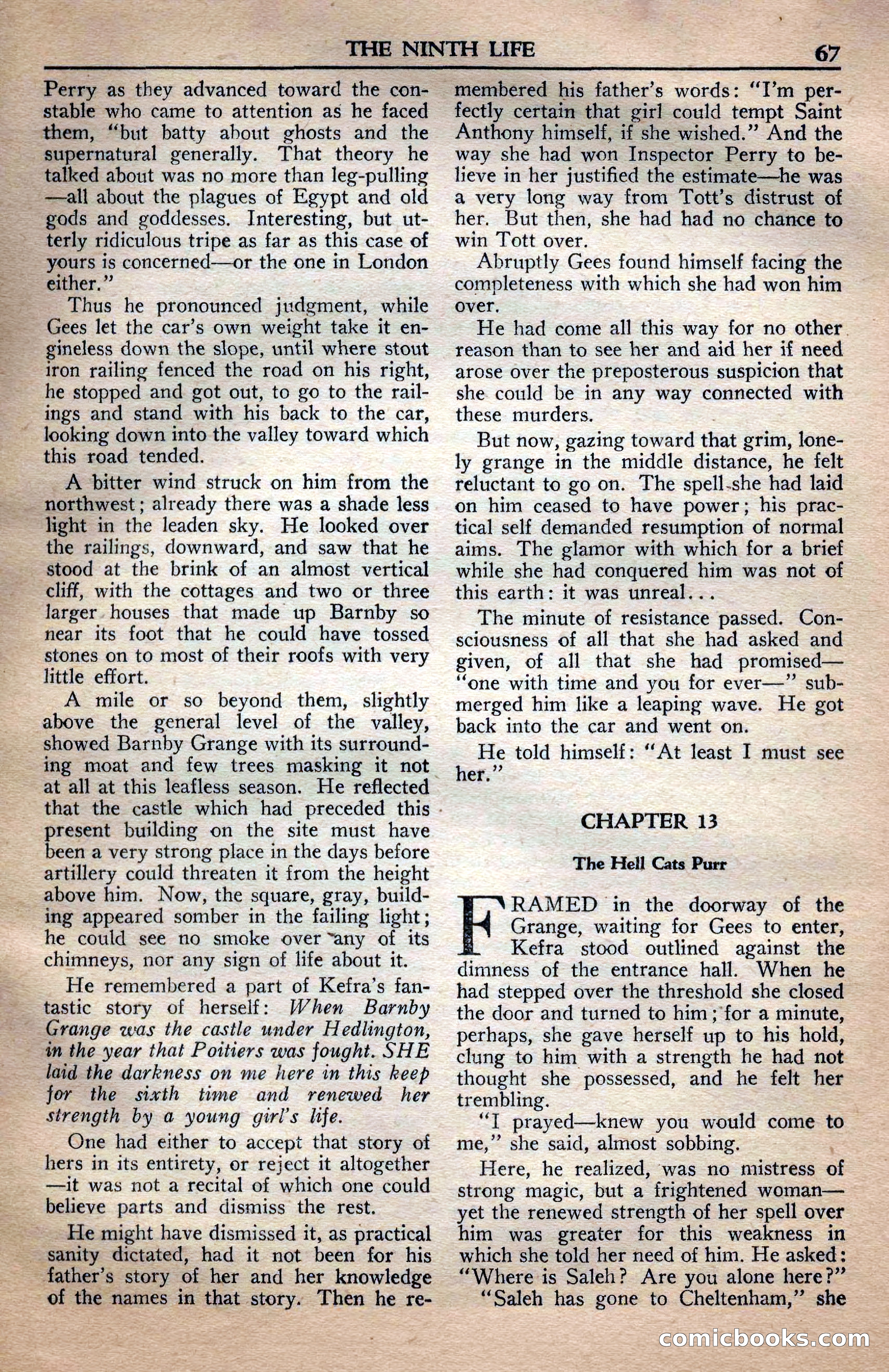 A. Merritt's Fantasy Magazine, April 1950 — page 67 of 132